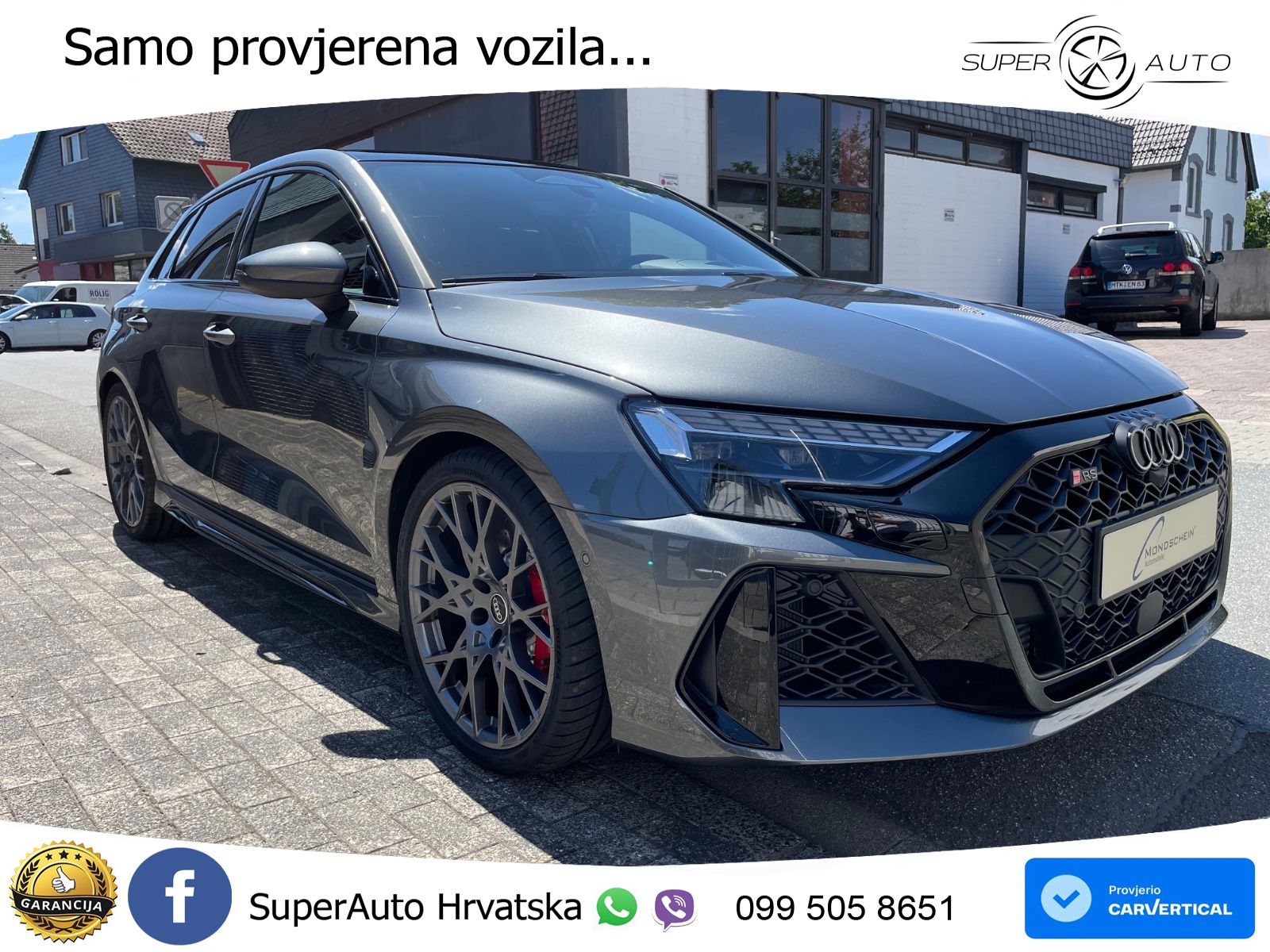 Audi RS3 Sedan 2.5 TFSI (400 KS) quattro S tronic LED+GR SJED+ACC