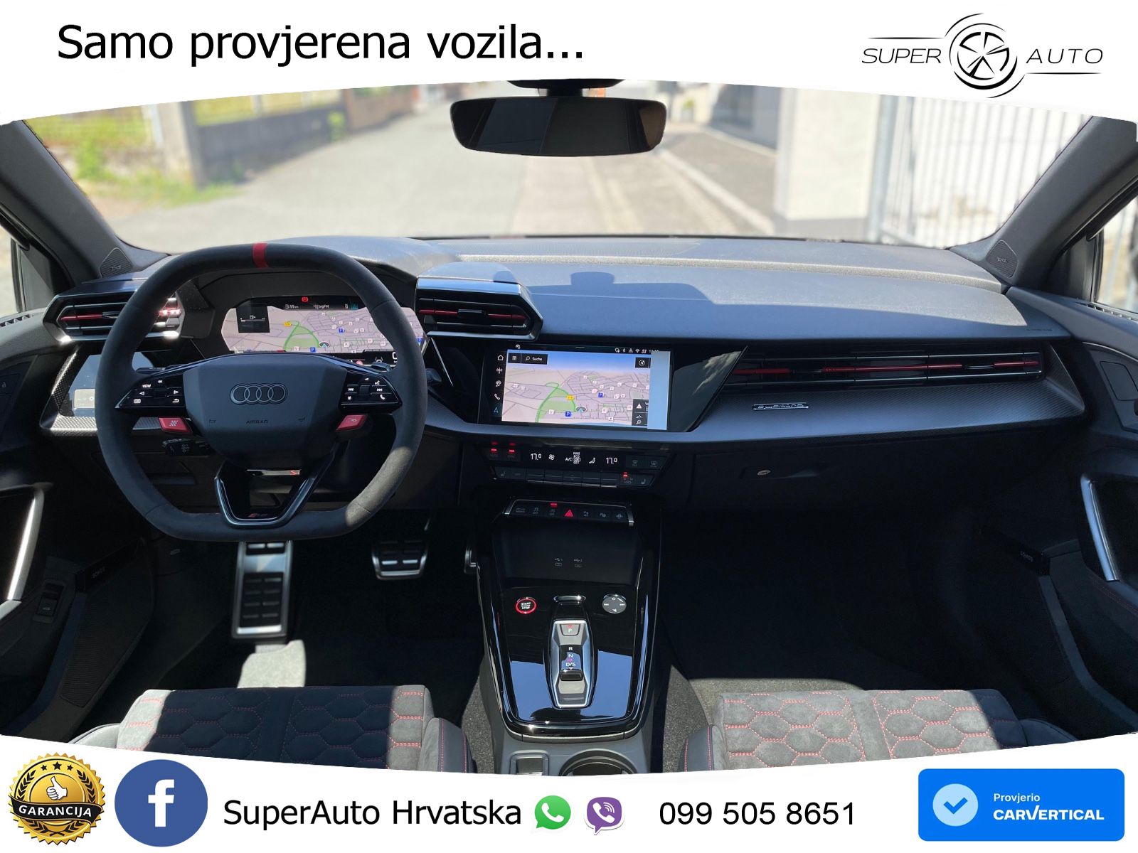 Audi RS3 Sedan 2.5 TFSI (400 KS) quattro S tronic LED+GR SJED+ACC