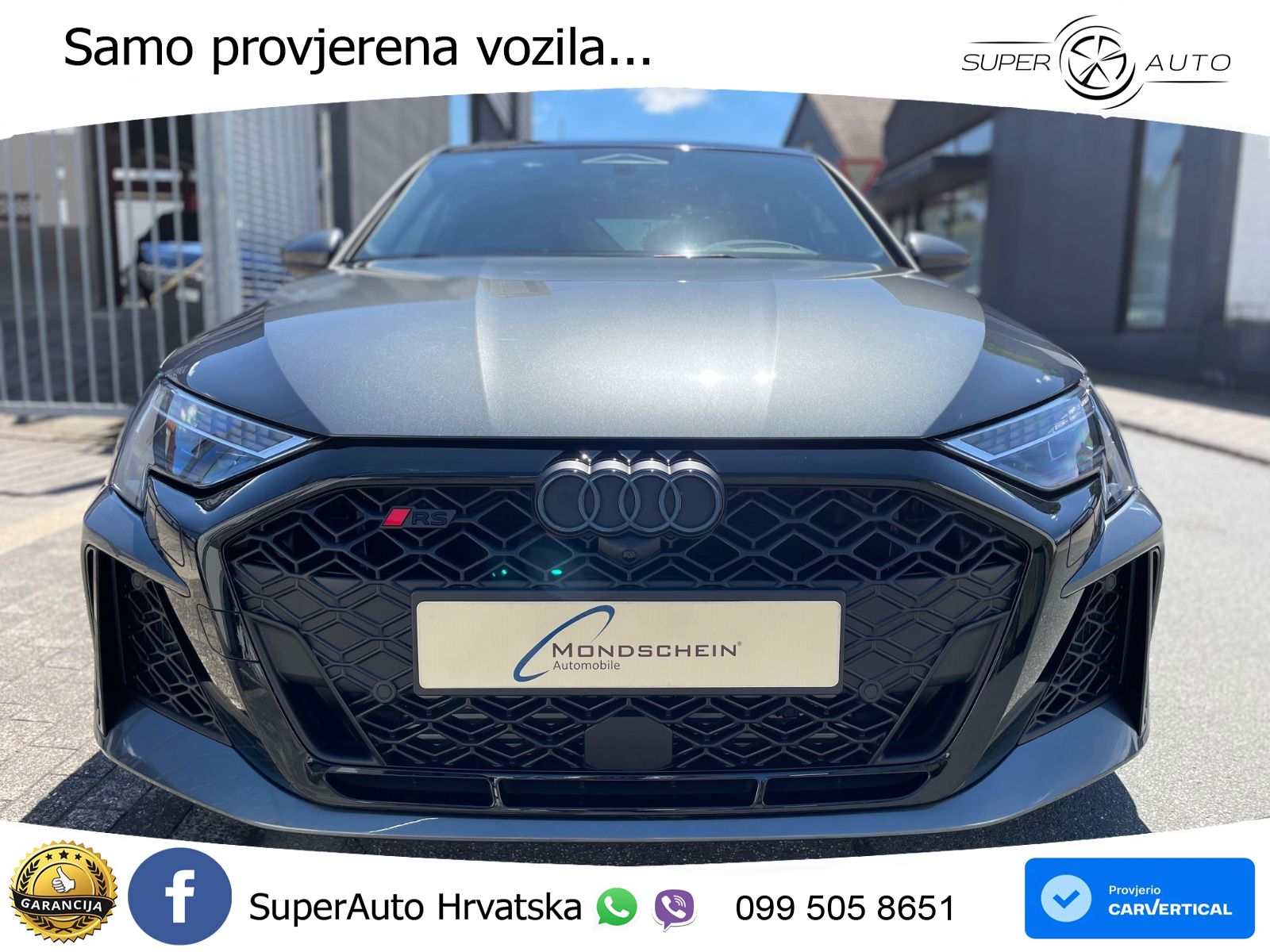 Audi RS3 Sedan 2.5 TFSI (400 KS) quattro S tronic LED+GR SJED+ACC