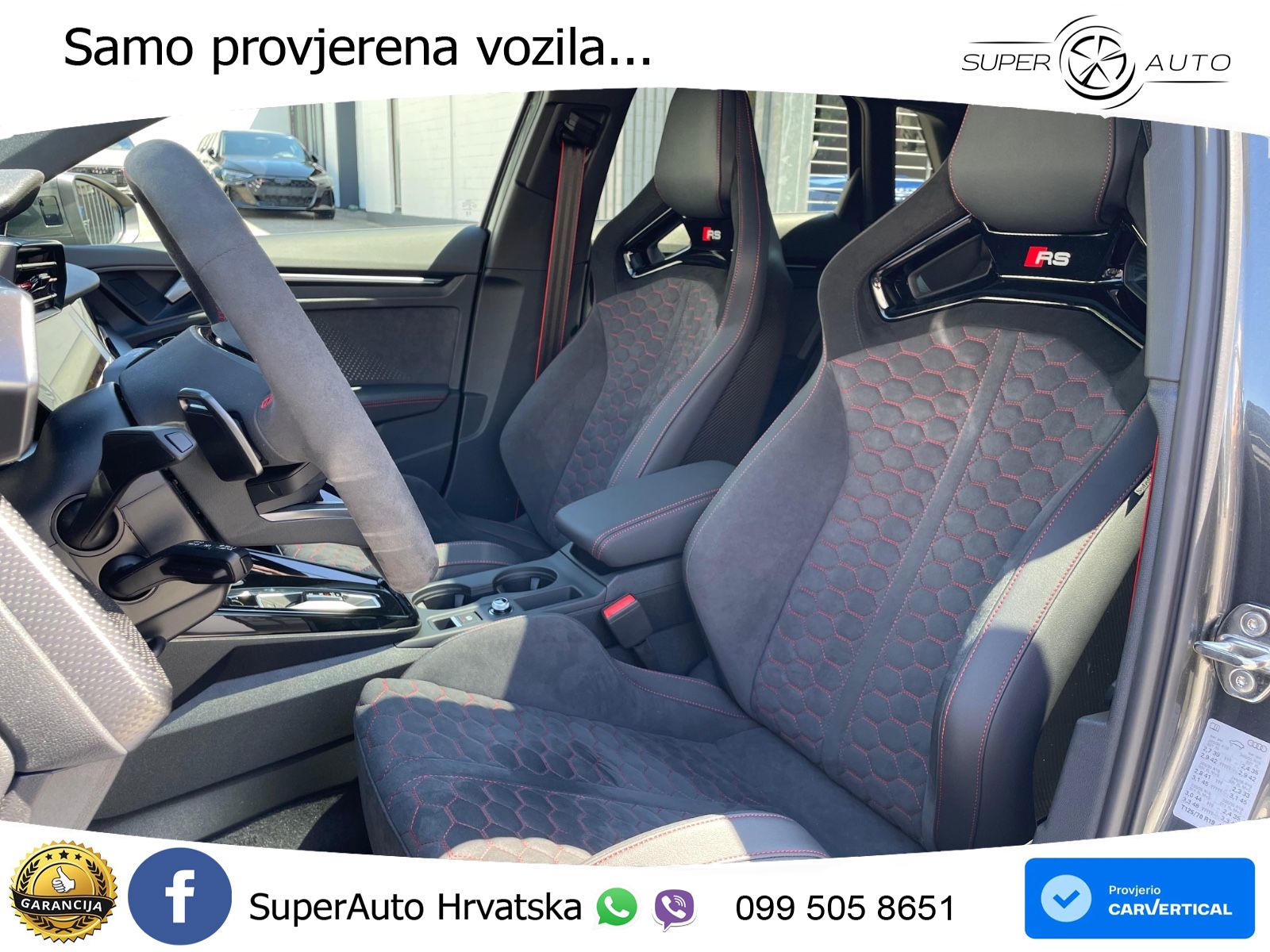 Audi RS3 Sedan 2.5 TFSI (400 KS) quattro S tronic LED+GR SJED+ACC