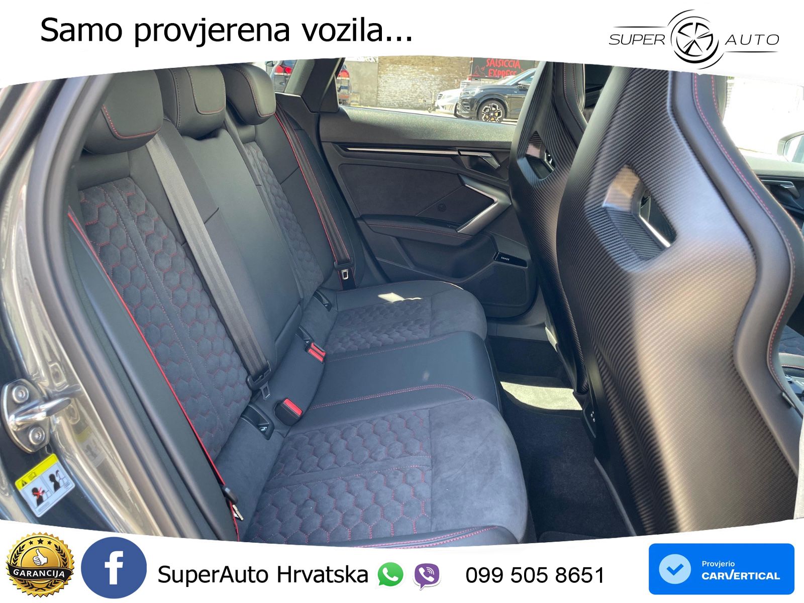 Audi RS3 Sedan 2.5 TFSI (400 KS) quattro S tronic LED+GR SJED+ACC