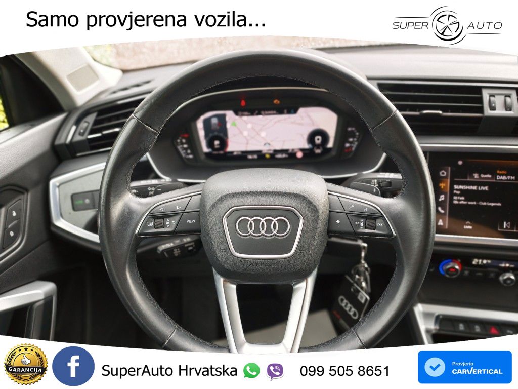 Audi Q3 40 TFSI (190 KS) quattro S tronic advanced LED+GR SJED+ACC