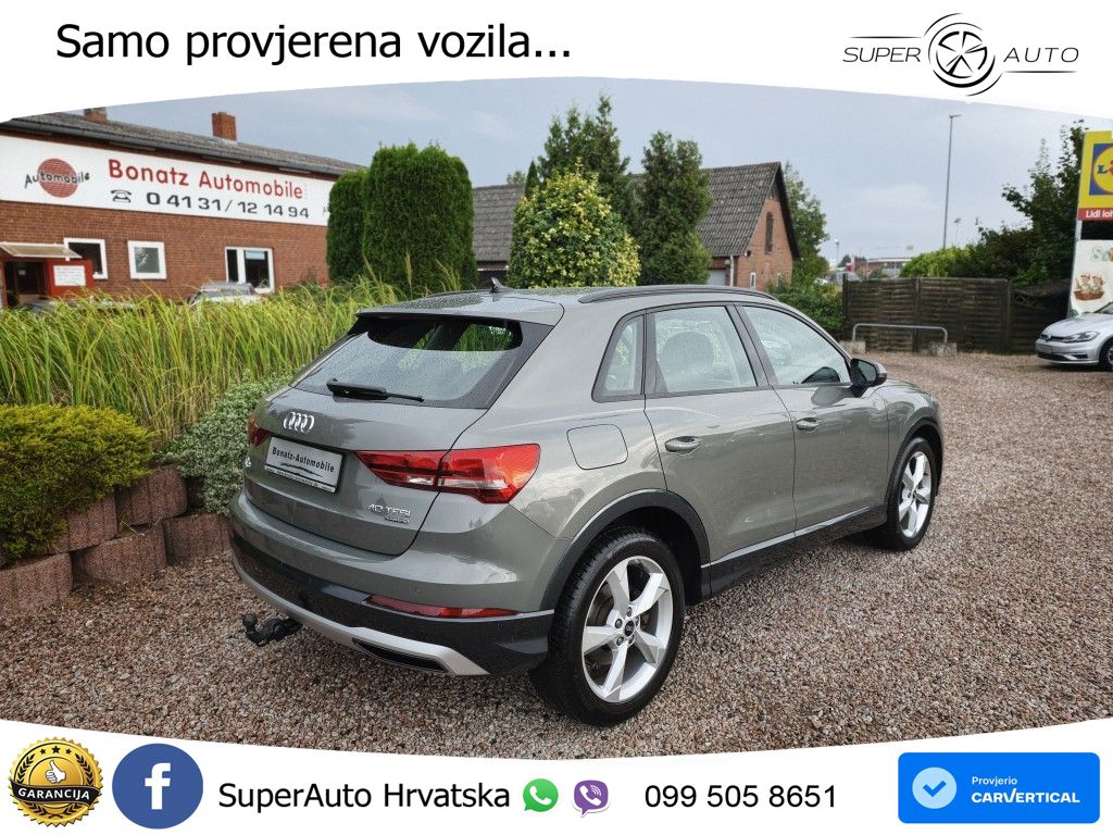Audi Q3 40 TFSI (190 KS) quattro S tronic advanced LED+GR SJED+ACC