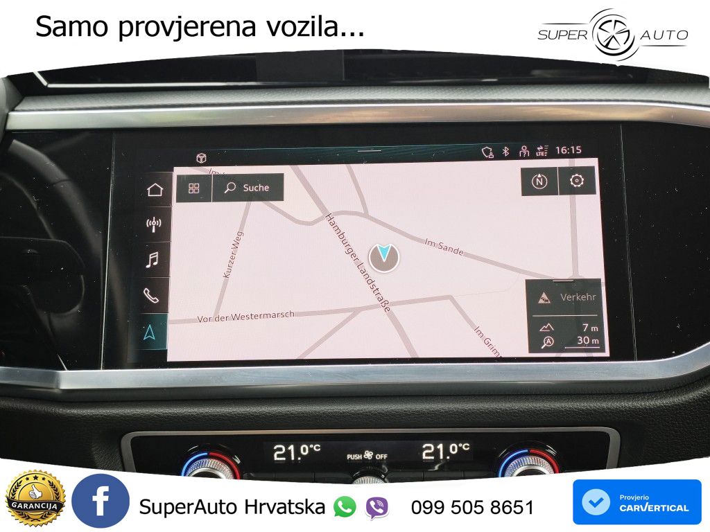 Audi Q3 40 TFSI (190 KS) quattro S tronic advanced LED+GR SJED+ACC