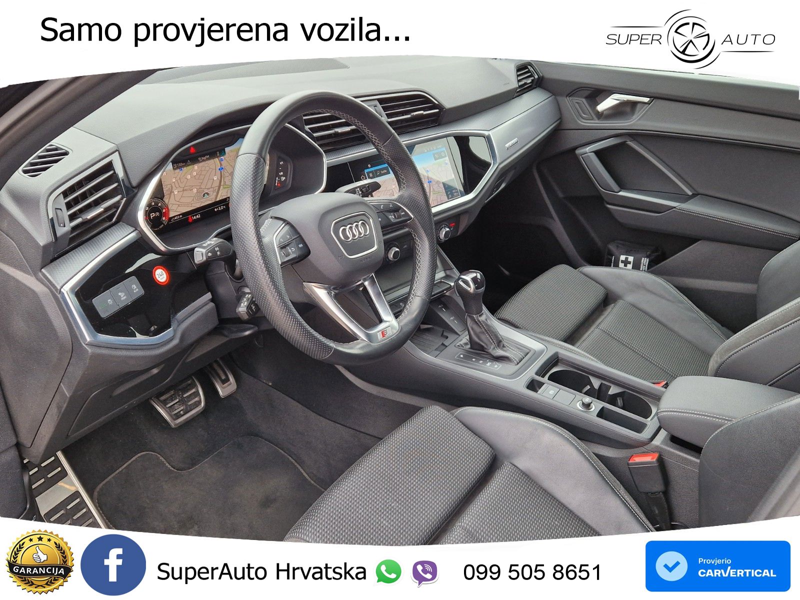 Audi Q3 40 TDI (200 KS) quattro S tronic S line LED+GR SJED+ACC