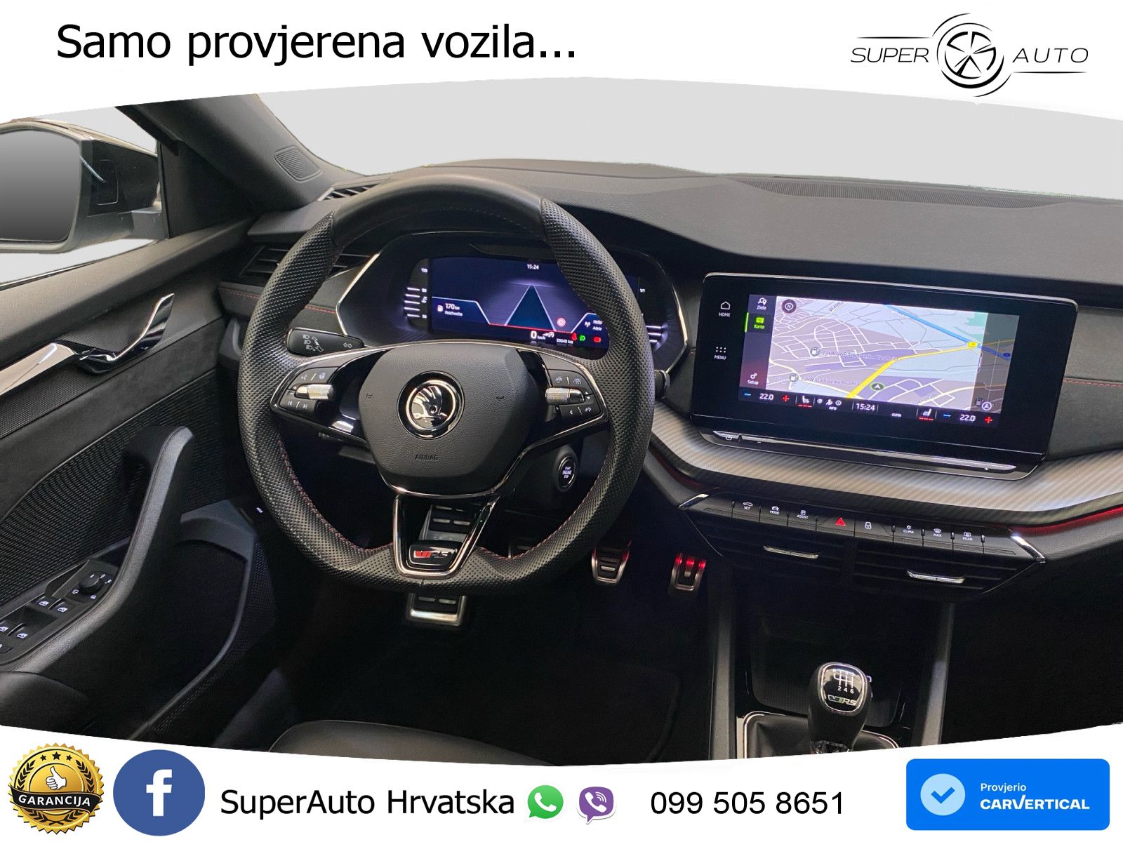 Škoda Octavia Combi RS 2.0 TSI (245 KS) LED+GR SJED+ACC