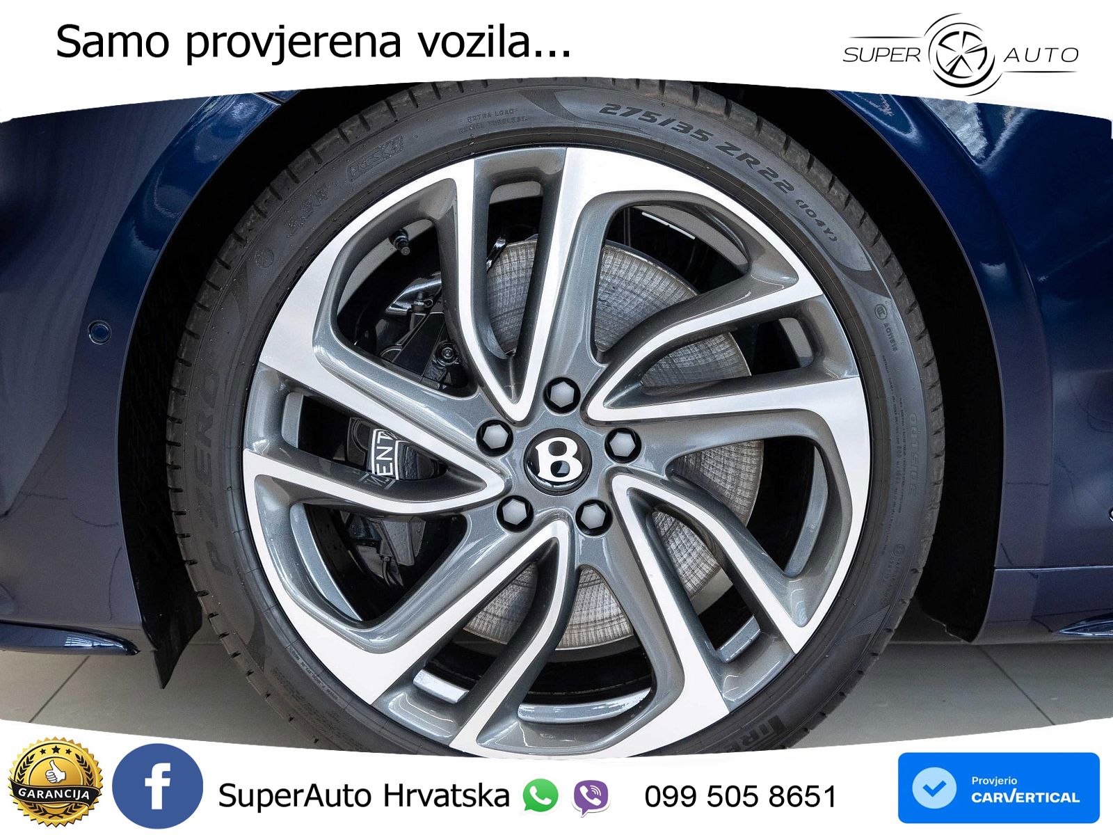 Bentley Continental GT IV 4.0 V8 TFSi (782 KS) AWD DCT ZRAČNI+ACC+GR SJED+KAM