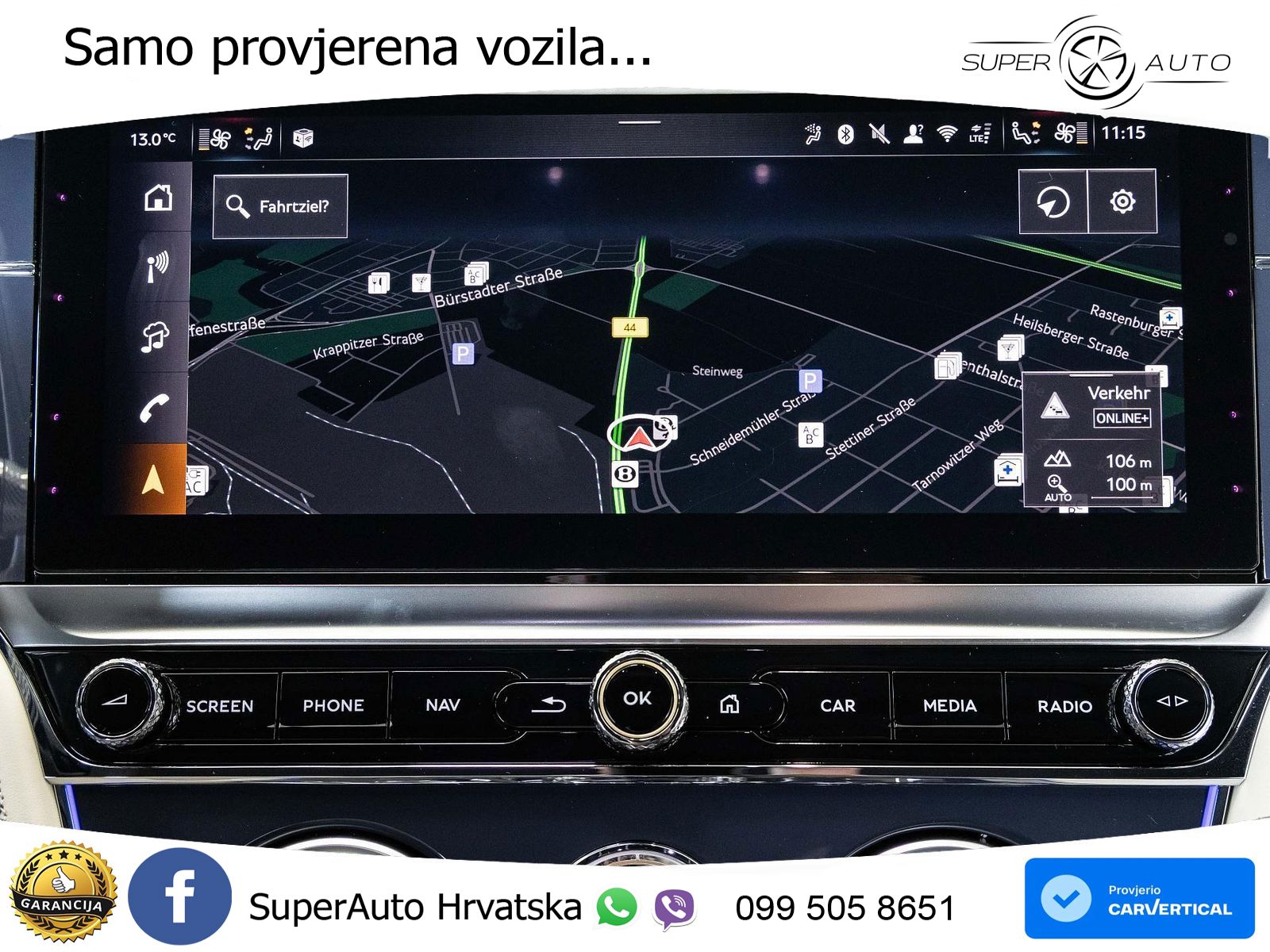 Bentley Continental GT IV 4.0 V8 TFSi (782 KS) AWD DCT ZRAČNI+ACC+GR SJED+KAM