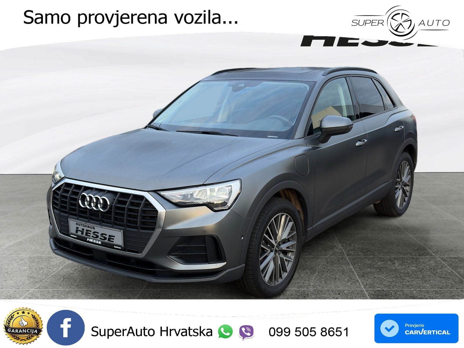 Audi Q3 45 TFSIe (245 KS) S tronic LED+GR SJED+ACC