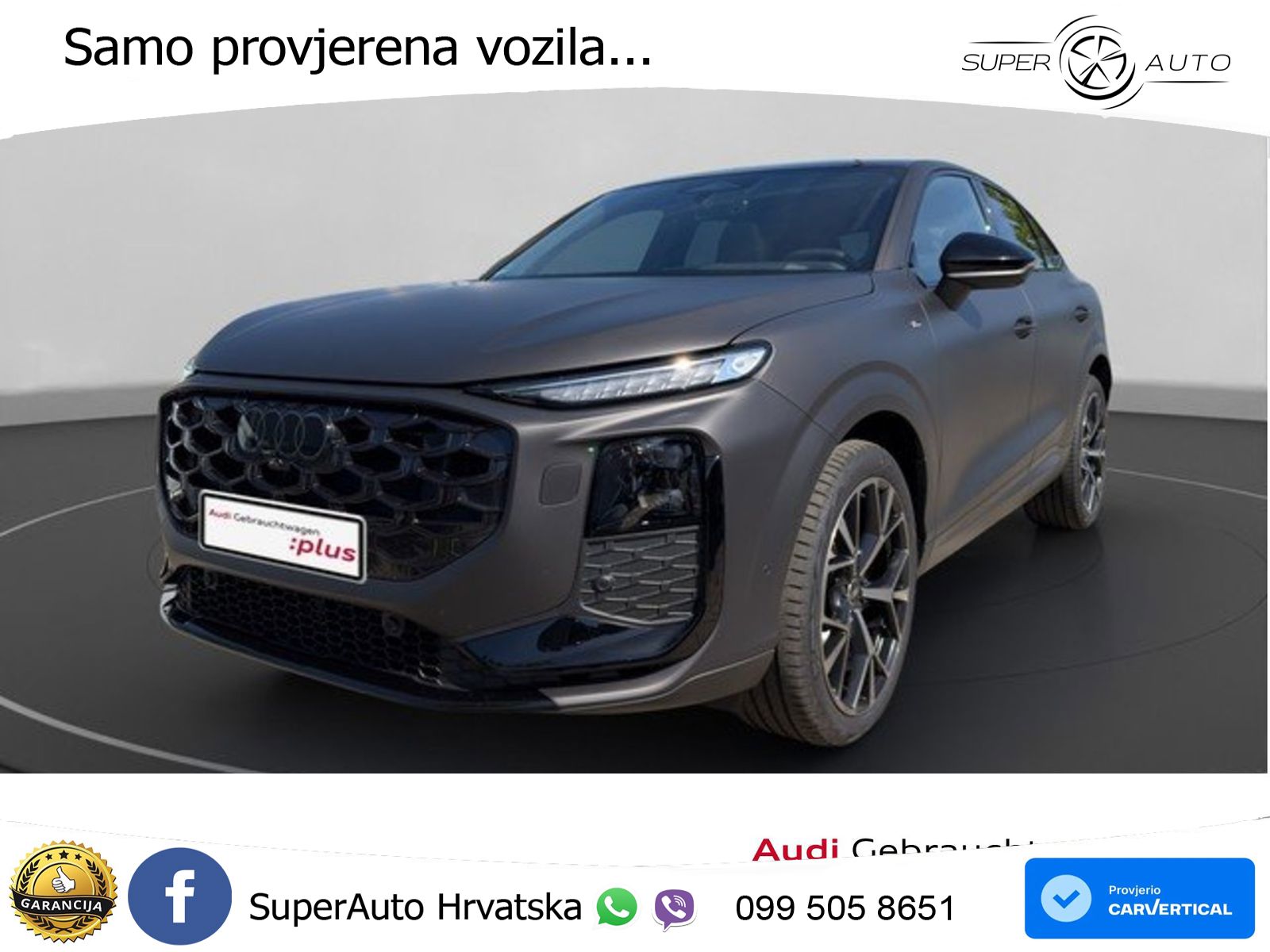 Audi Q3 III Sportback 2.0 TFSI (265 KS) quattro S tronic LED+GR SJED+ACC