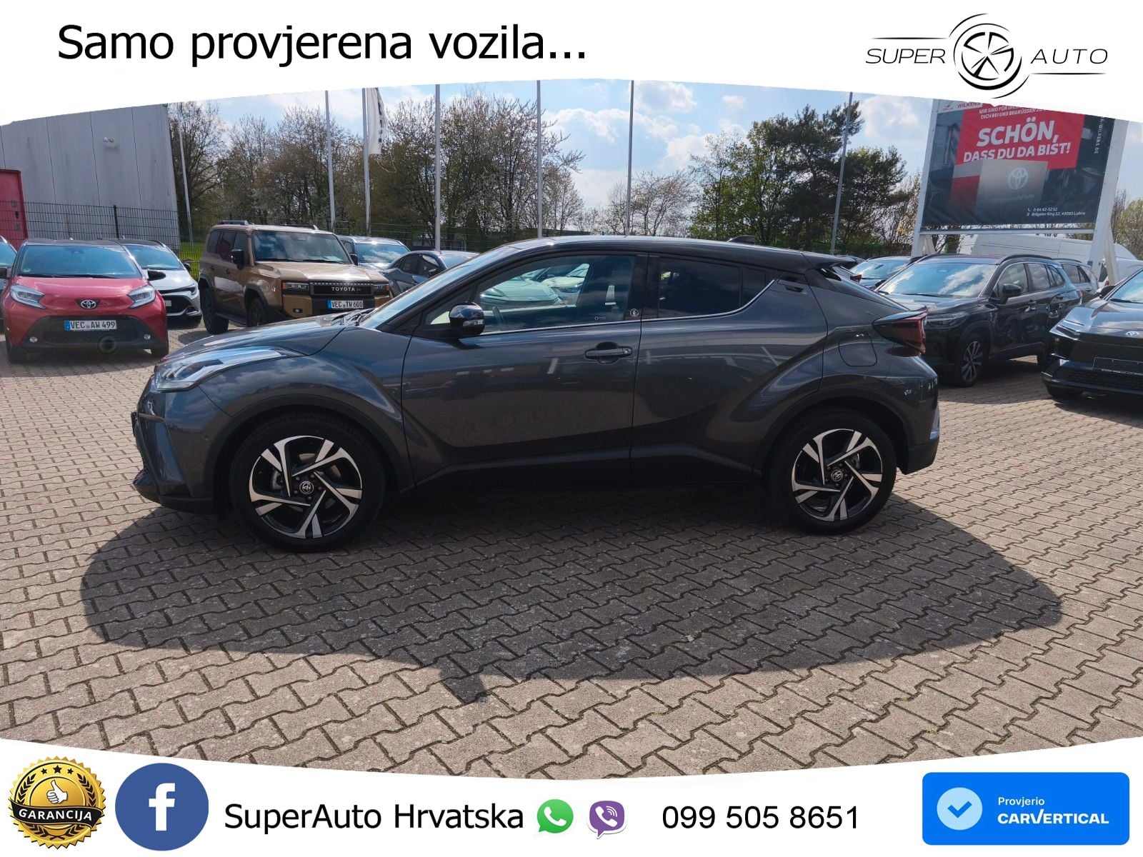 Toyota C-HR 1.8 (122 KS) Hybrid e-CVT Team D LED+GR SJED+ACC