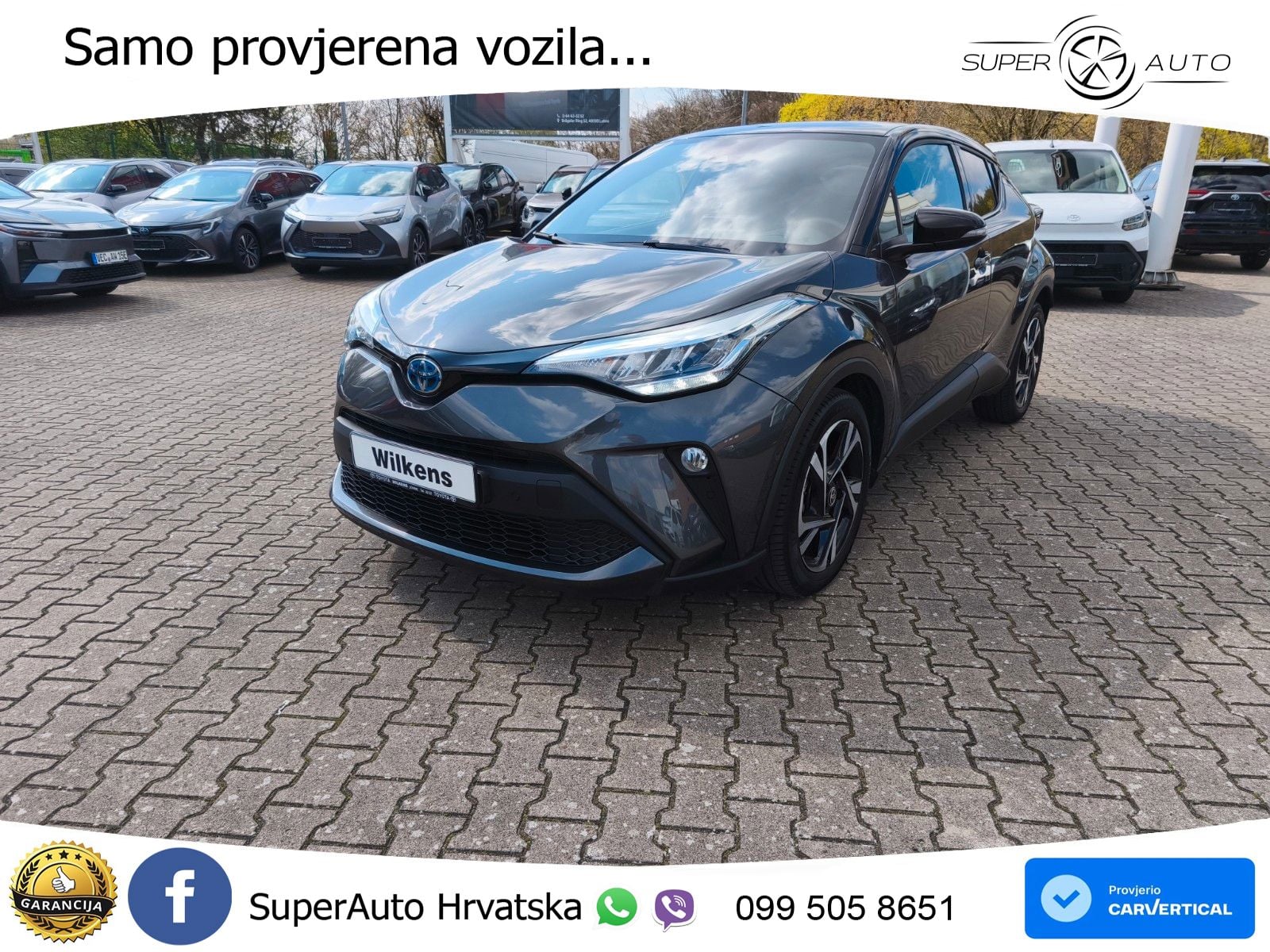 Toyota C-HR 1.8 (122 KS) Hybrid e-CVT Team D LED+GR SJED+ACC