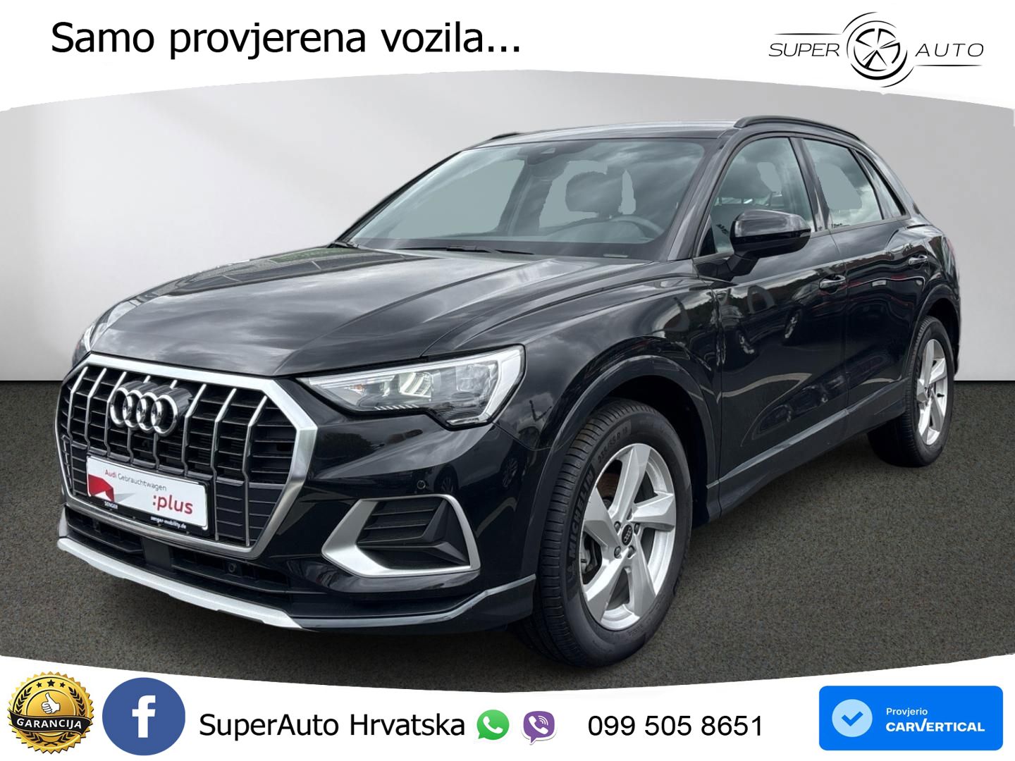 Audi Q3 35 TFSI (150 KS) S tronic advanced LED+GR SJED+ACC