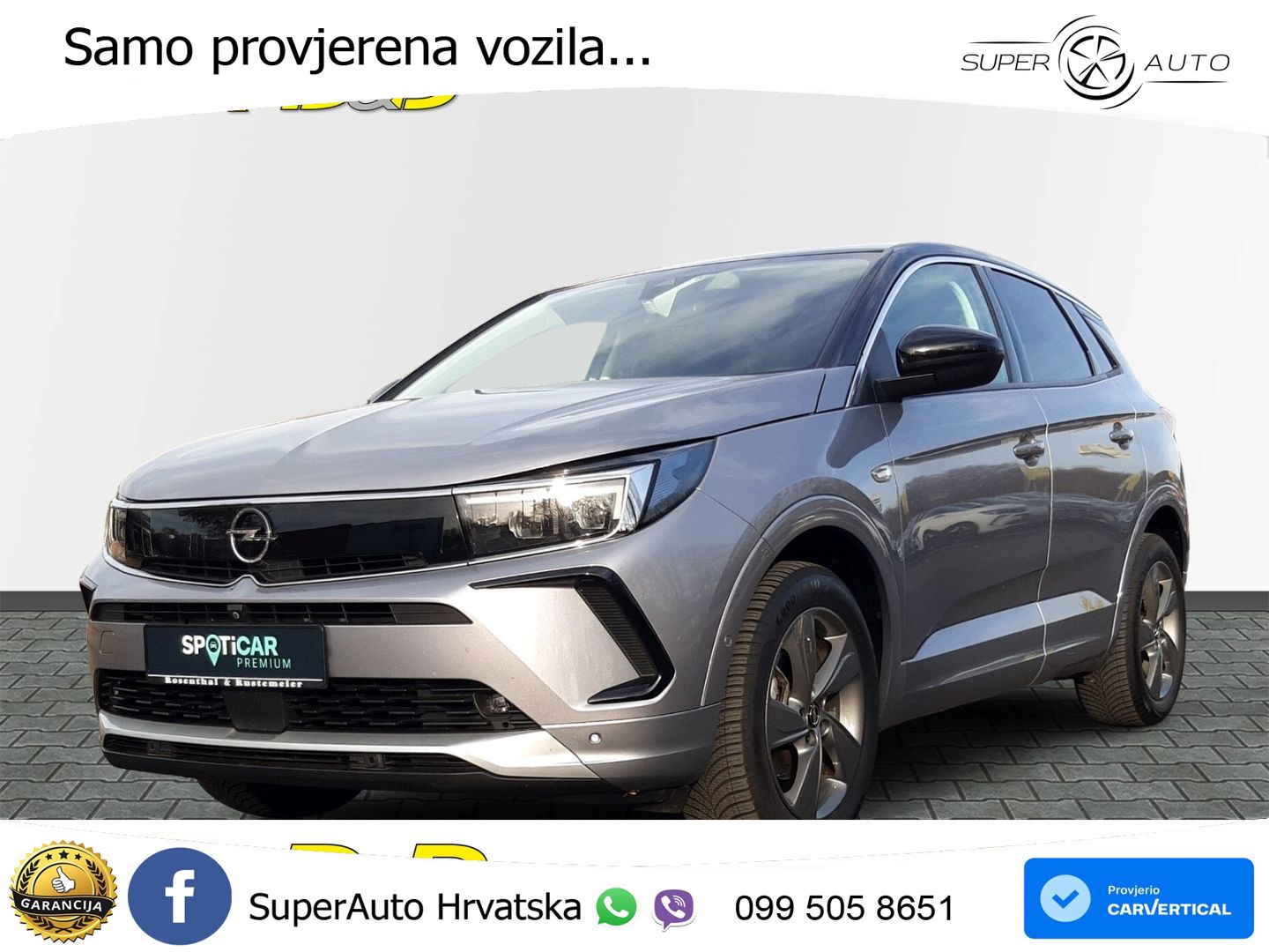 Opel Grandland 1.2i Turbo (130 KS) Automatic Elegance LED+GR SJED+ACC