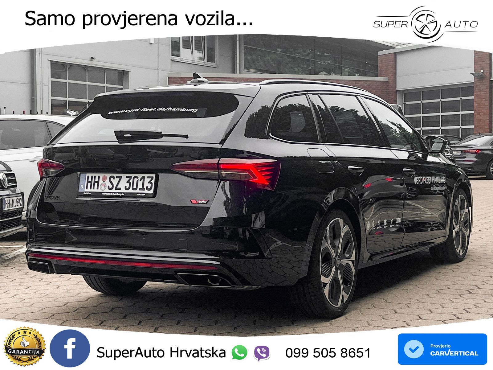 Škoda Octavia Combi RS 2.0 TSI (265 KS) DSG LED+GR SJED+ACC