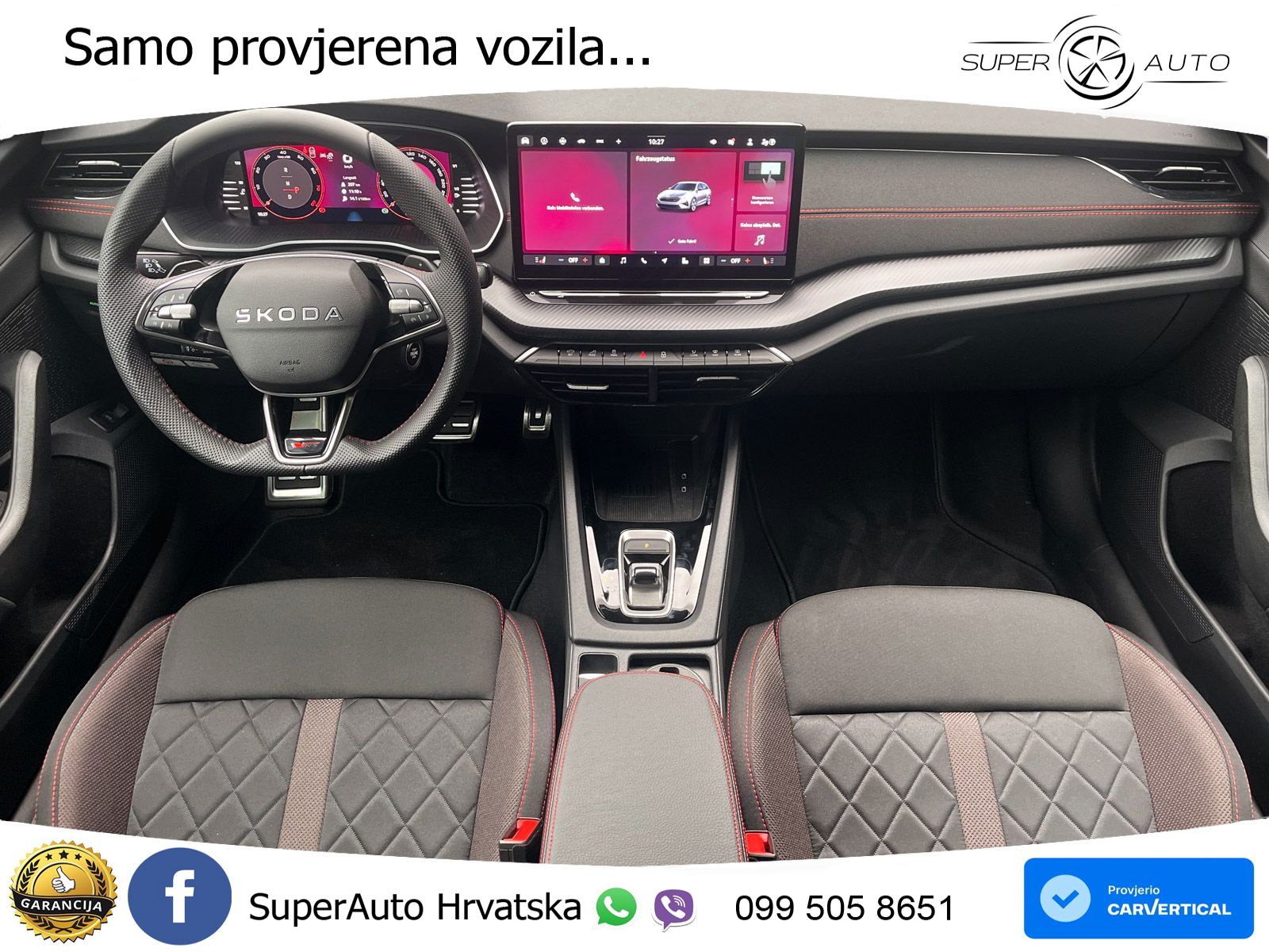 Škoda Octavia Combi RS 2.0 TSI (265 KS) DSG LED+GR SJED+ACC