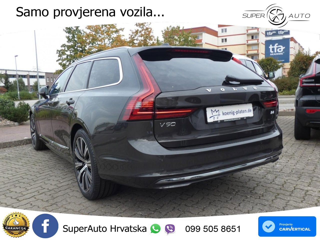 Volvo V90 2.0 B4 Diesel Geartronic LED+GR SJED+ACC
