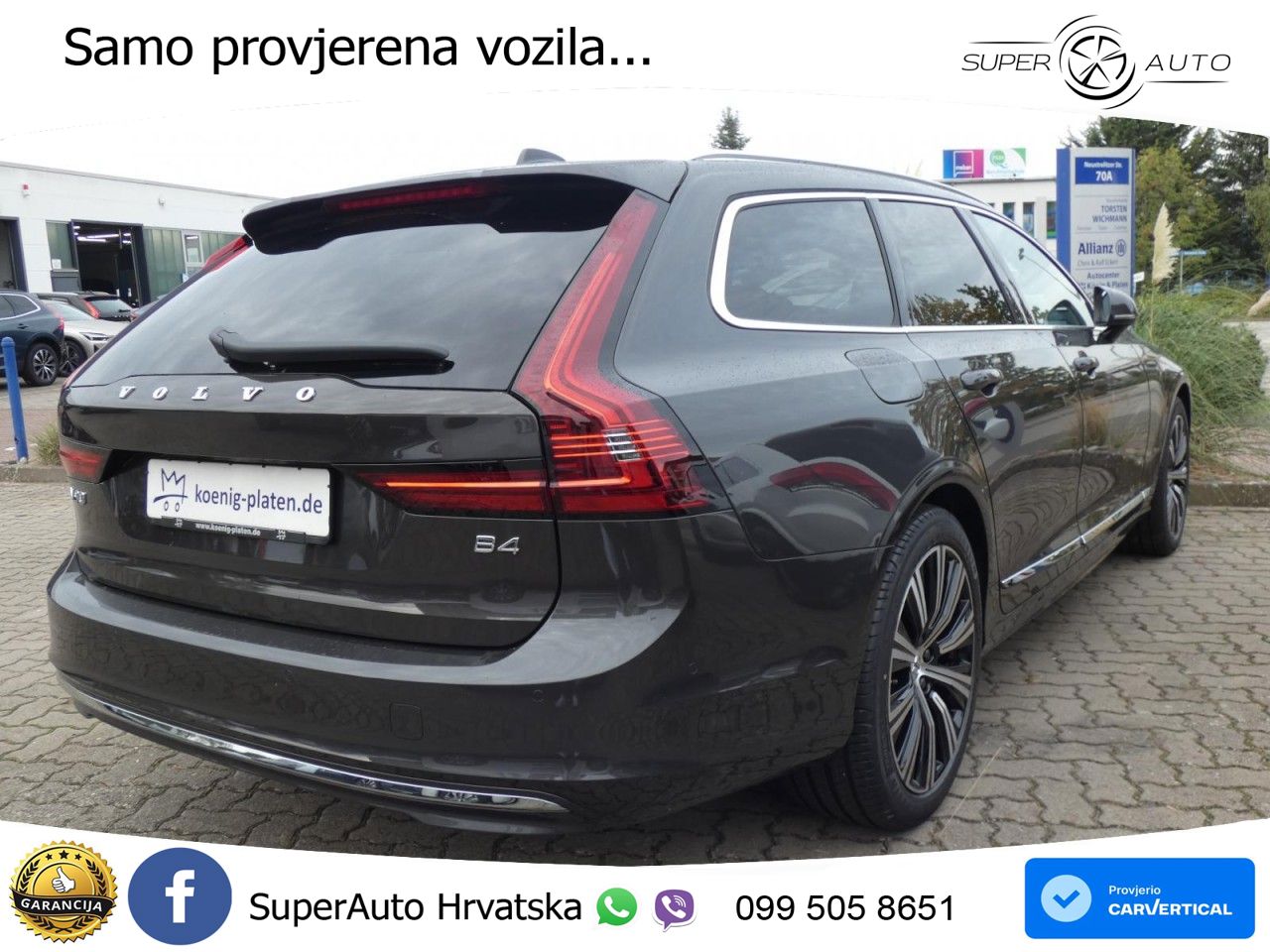 Volvo V90 2.0 B4 Diesel Geartronic LED+GR SJED+ACC