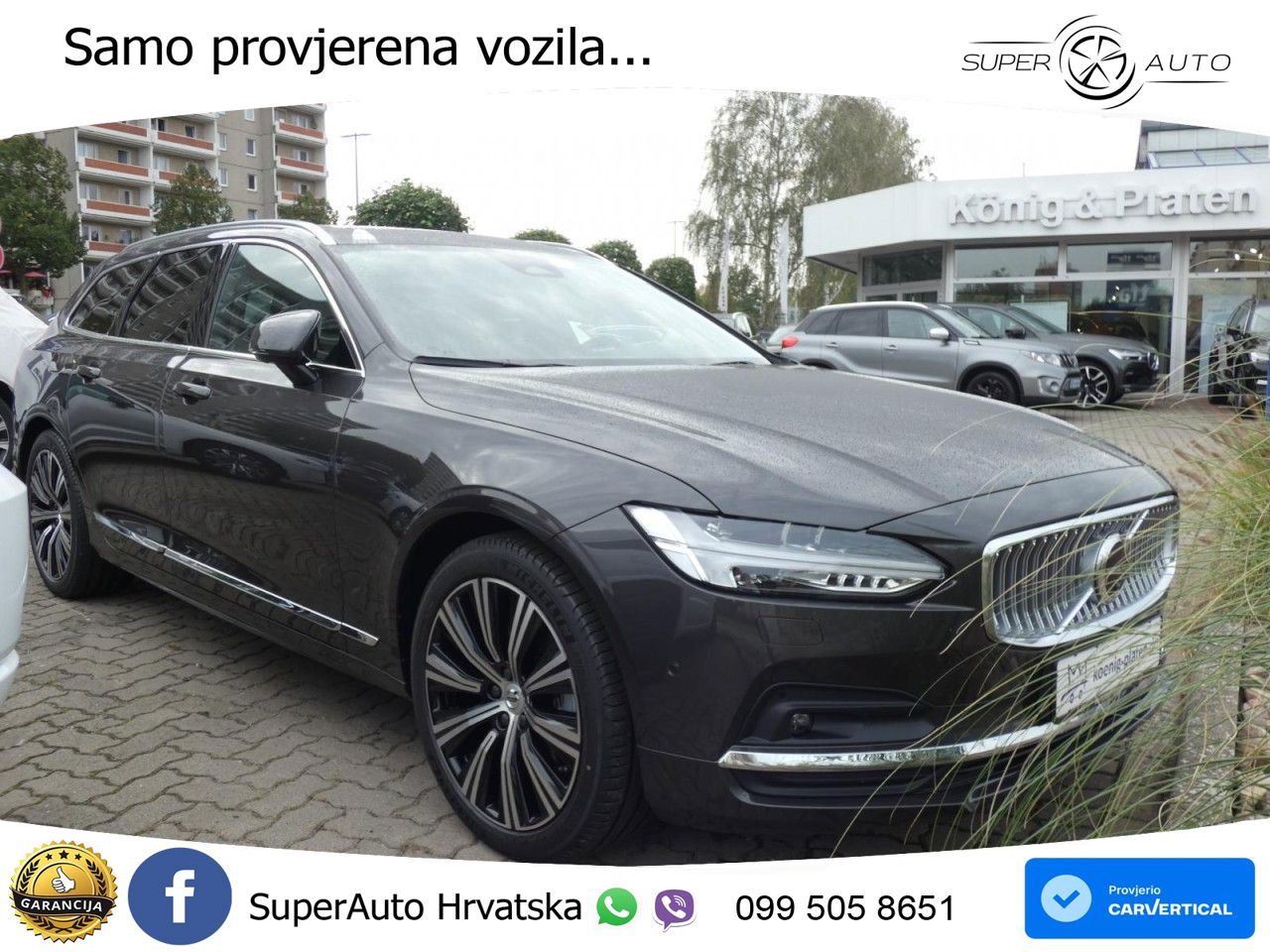 Volvo V90 2.0 B4 Diesel Geartronic LED+GR SJED+ACC
