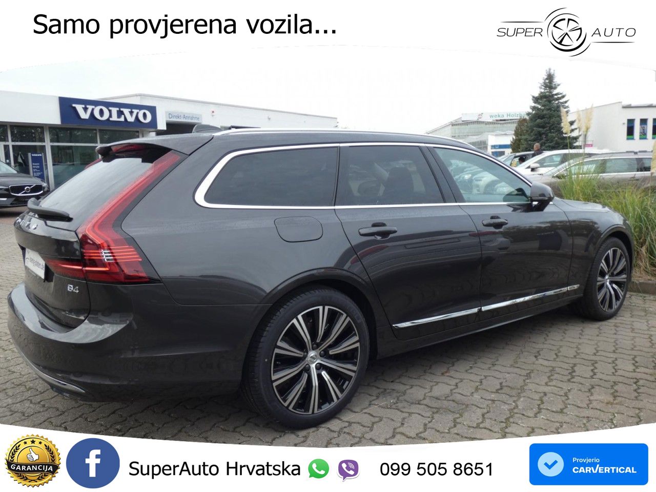 Volvo V90 2.0 B4 Diesel Geartronic LED+GR SJED+ACC