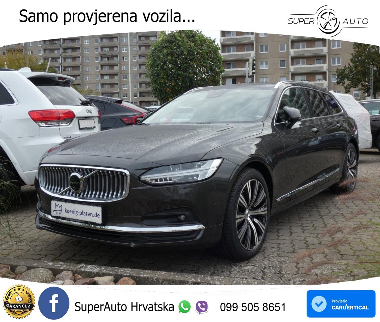 Volvo V90 2.0 B4 Diesel Geartronic LED+GR SJED+ACC