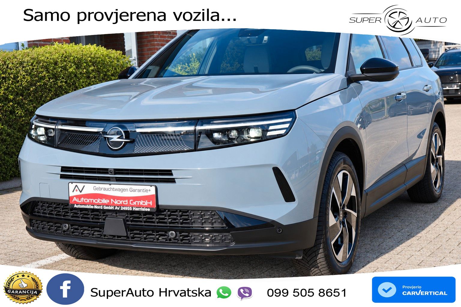 Opel Grandland 1.2 Turbo (145 KS) Hybrid eDCT GS LED+GR SJED+ACC