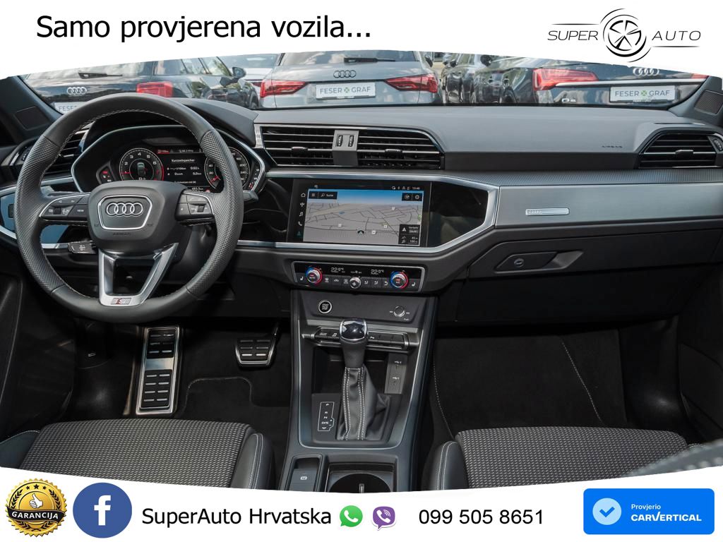 Audi Q3 II Sportback 35 TFSI (150 KS) S tronic LED+GR SJED+ACC