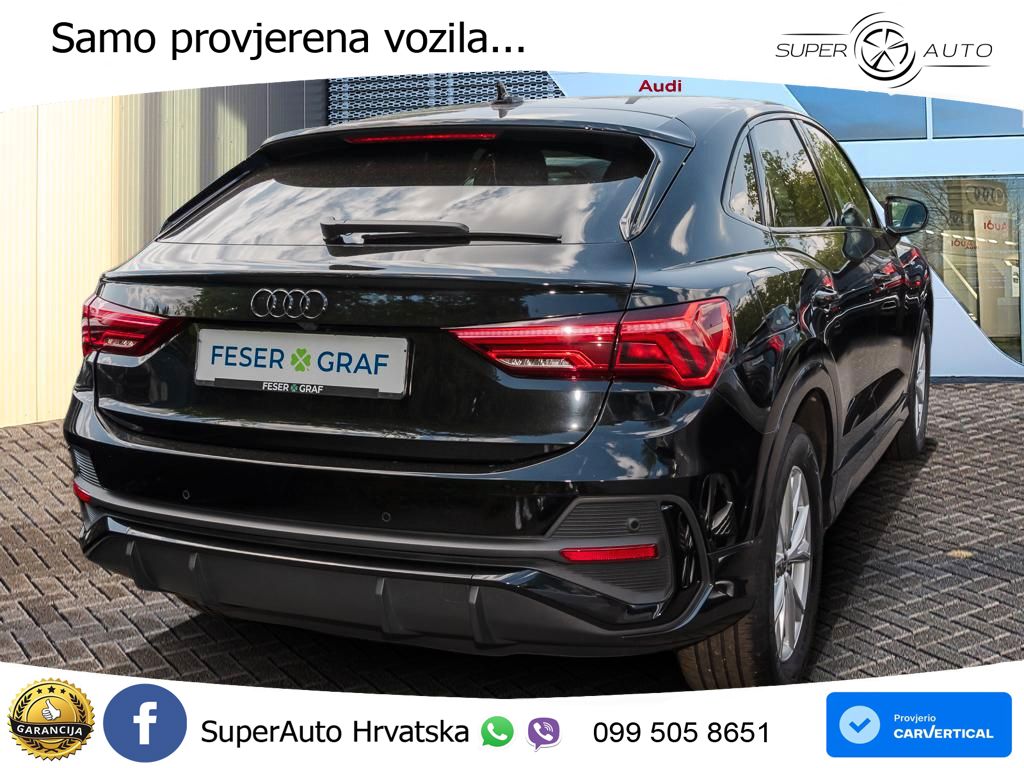 Audi Q3 II Sportback 35 TFSI (150 KS) S tronic LED+GR SJED+ACC