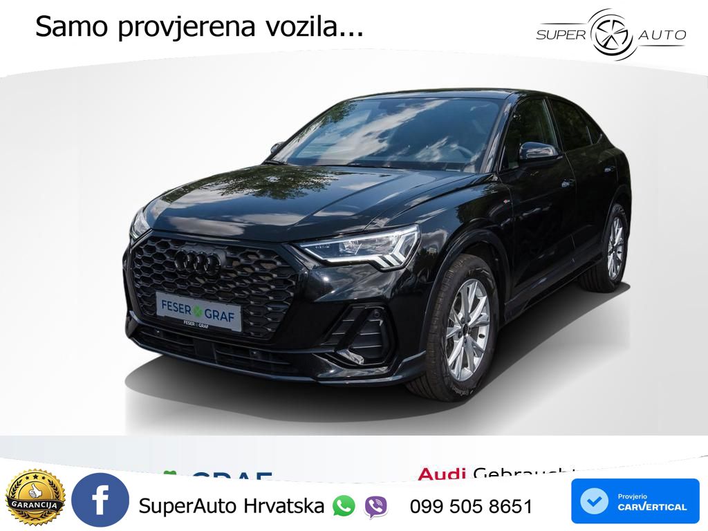 Audi Q3 II Sportback 35 TFSI (150 KS) S tronic LED+GR SJED+ACC
