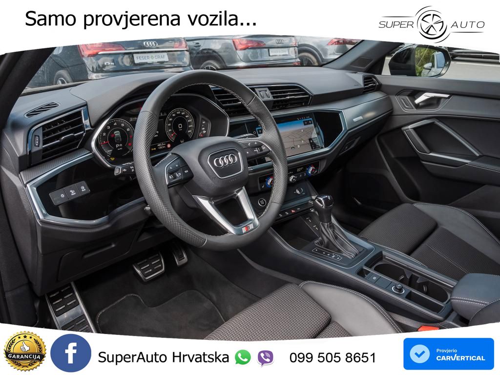 Audi Q3 II Sportback 35 TFSI (150 KS) S tronic LED+GR SJED+ACC