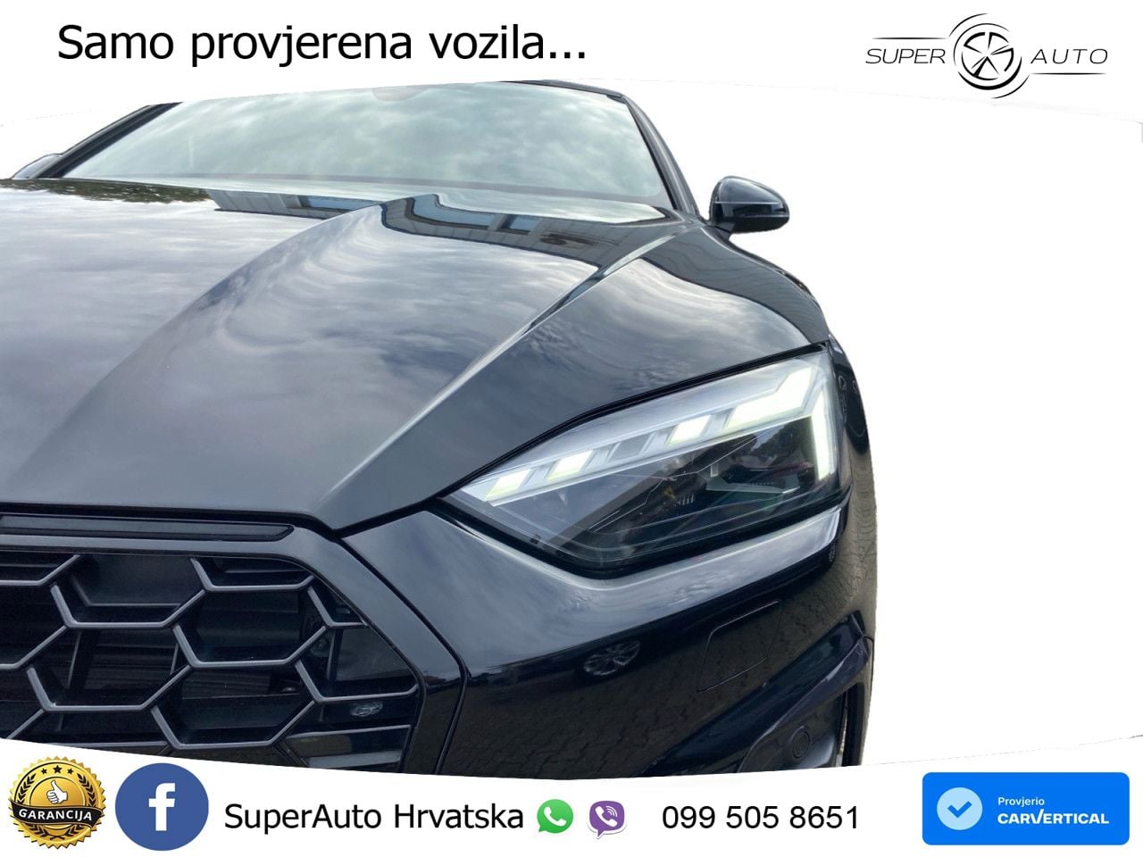 Audi A5 Sportback 45 TFSI (265 KS) quattro S tronic S line LED+GR SJED+ACC