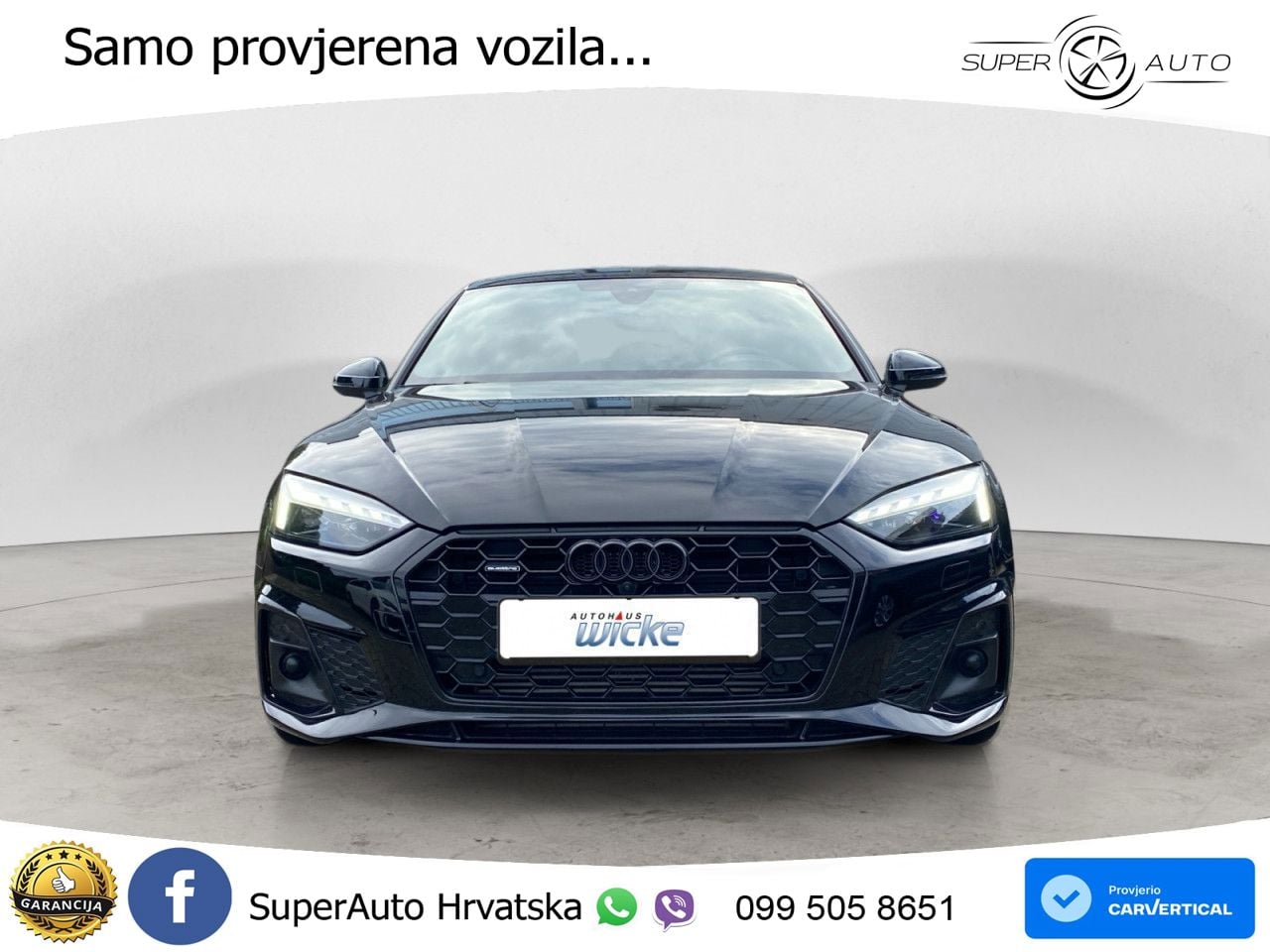 Audi A5 Sportback 45 TFSI (265 KS) quattro S tronic S line LED+GR SJED+ACC