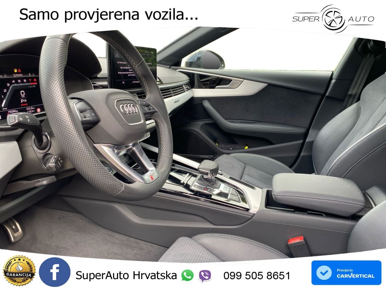 Audi A5 Sportback 45 TFSI (265 KS) quattro S tronic S line LED+GR SJED+ACC