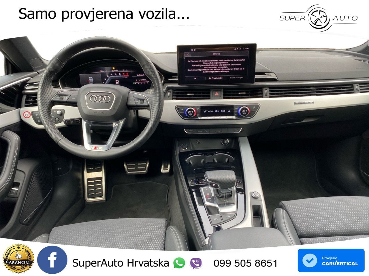 Audi A5 Sportback 45 TFSI (265 KS) quattro S tronic S line LED+GR SJED+ACC