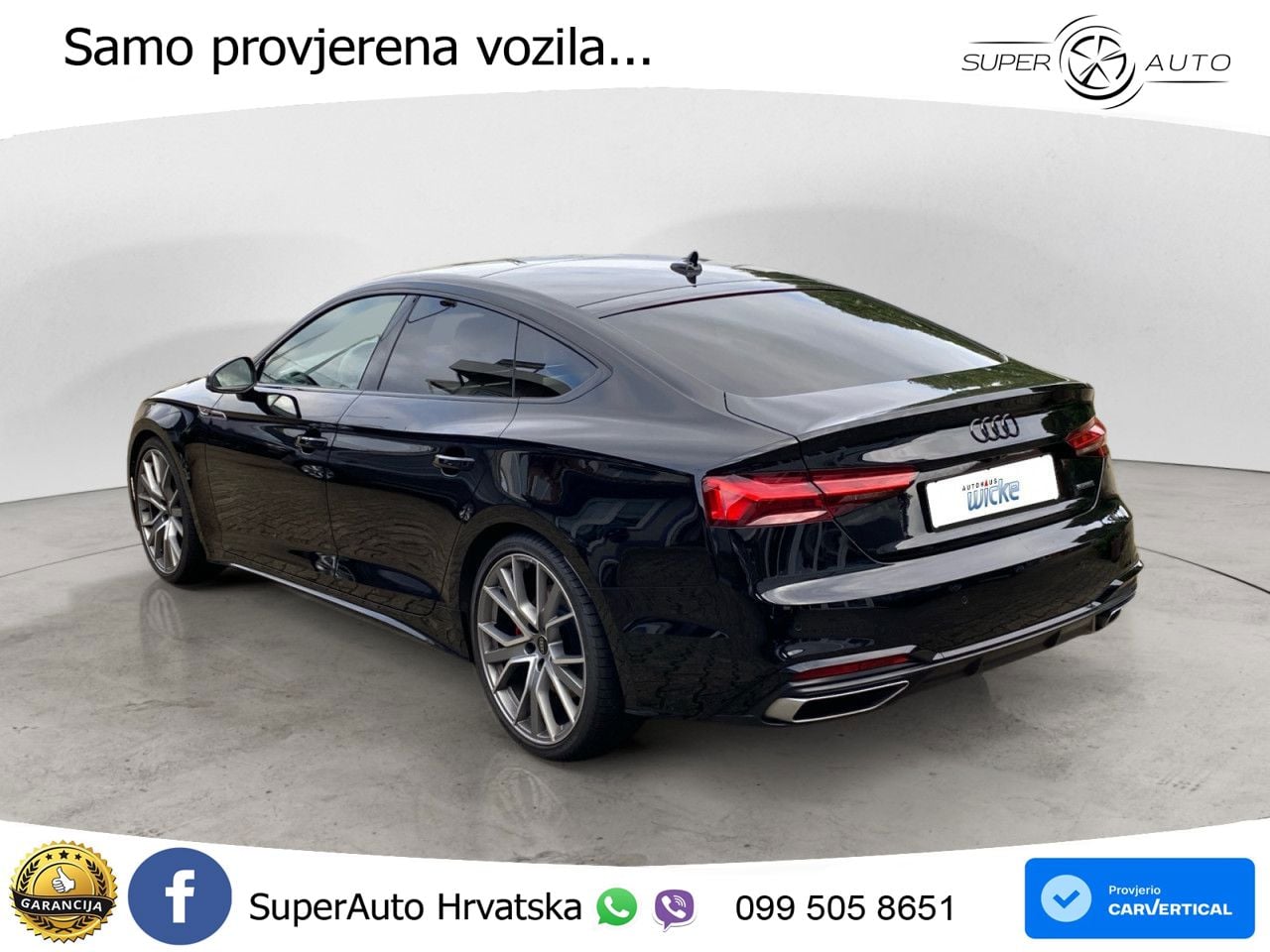 Audi A5 Sportback 45 TFSI (265 KS) quattro S tronic S line LED+GR SJED+ACC