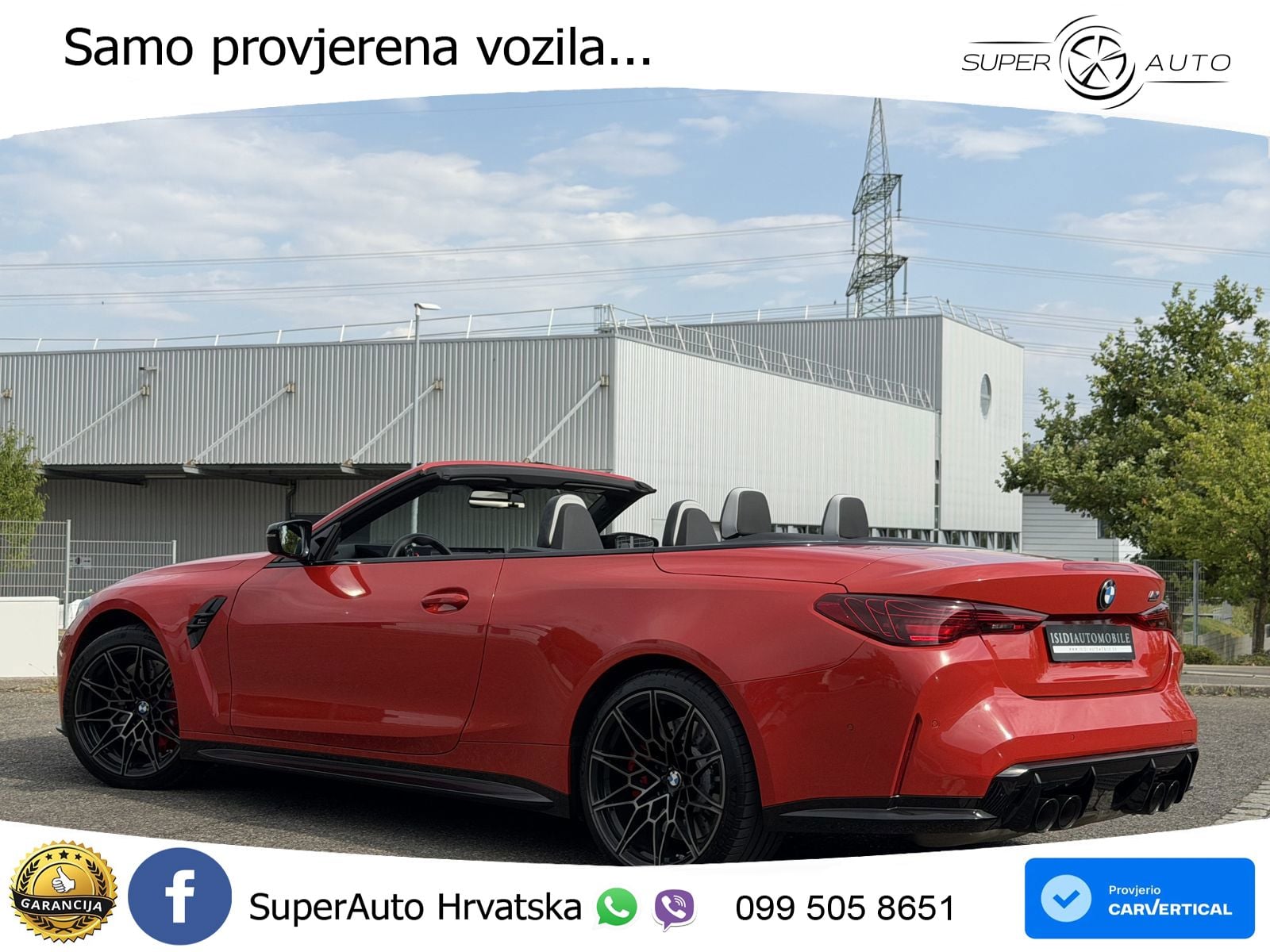BMW M4 Convertible Competition 3.0 (530 KS) xDrive Steptronic LED+GR SJED+ACC