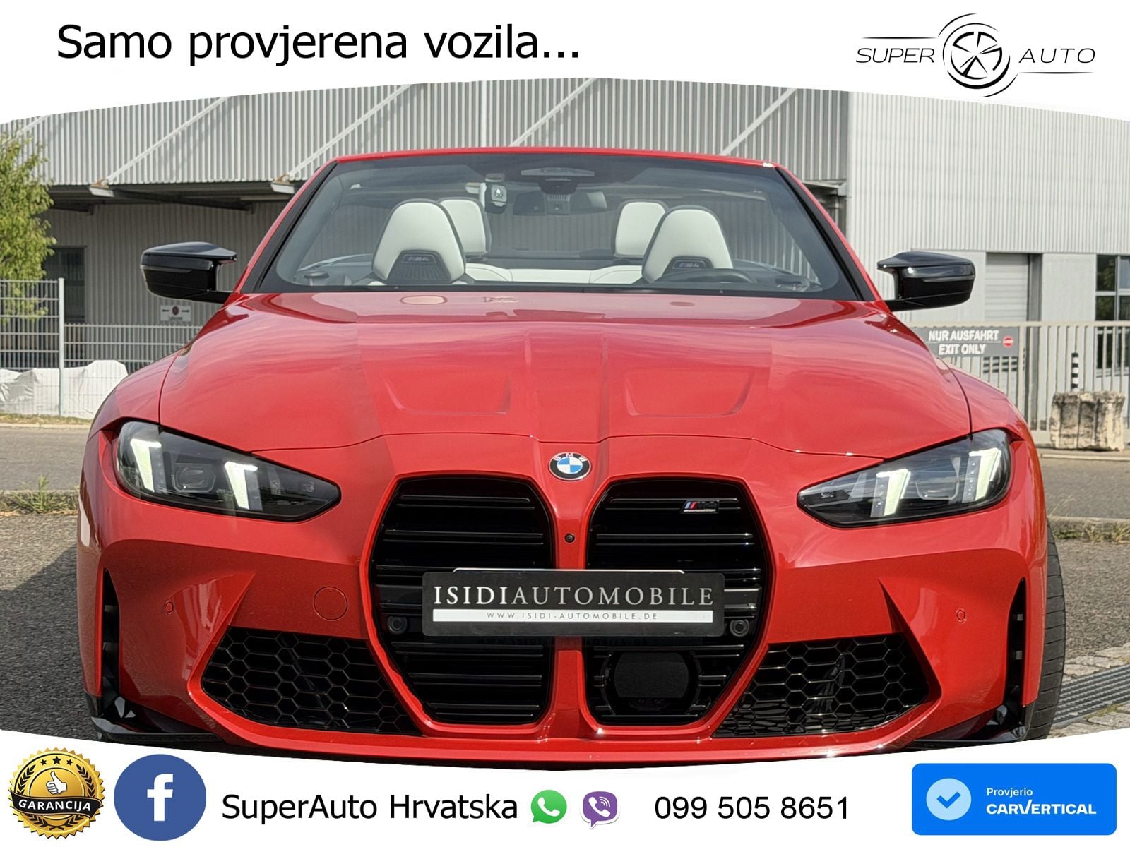 BMW M4 Convertible Competition 3.0 (530 KS) xDrive Steptronic LED+GR SJED+ACC