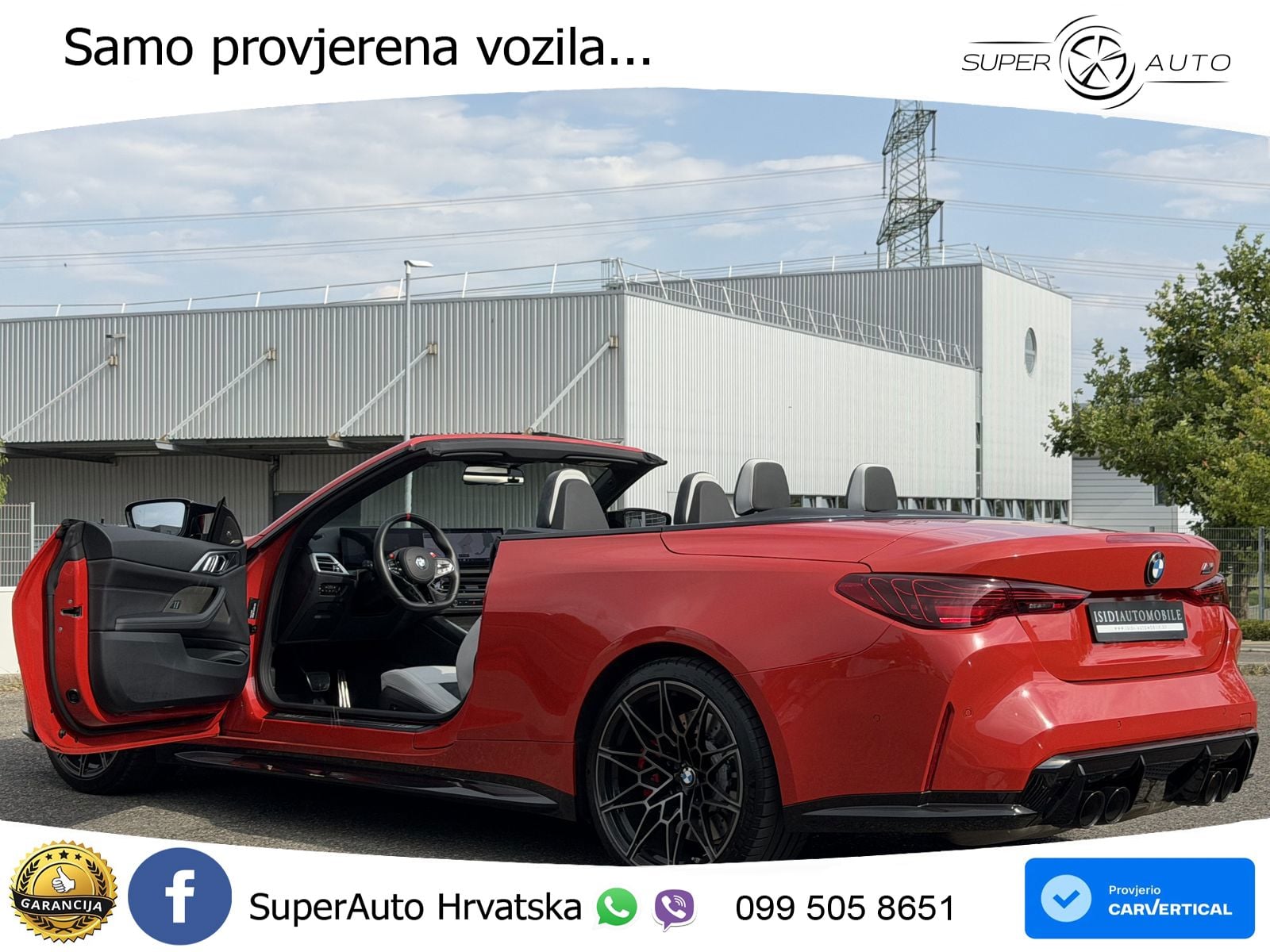 BMW M4 Convertible Competition 3.0 (530 KS) xDrive Steptronic LED+GR SJED+ACC