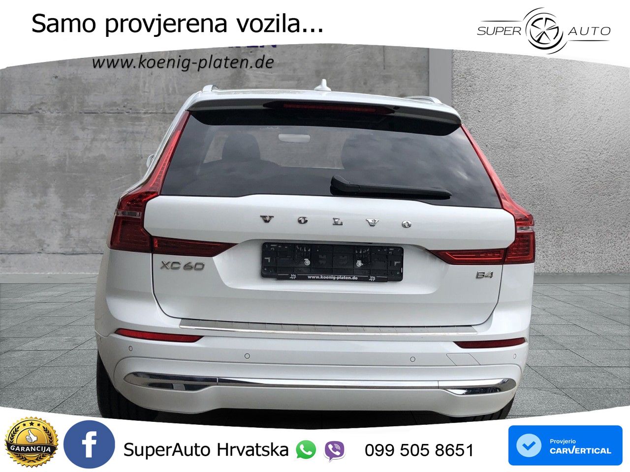 Volvo XC60 B4 Diesel FWD Geartronic LED+GR SJED+ACC