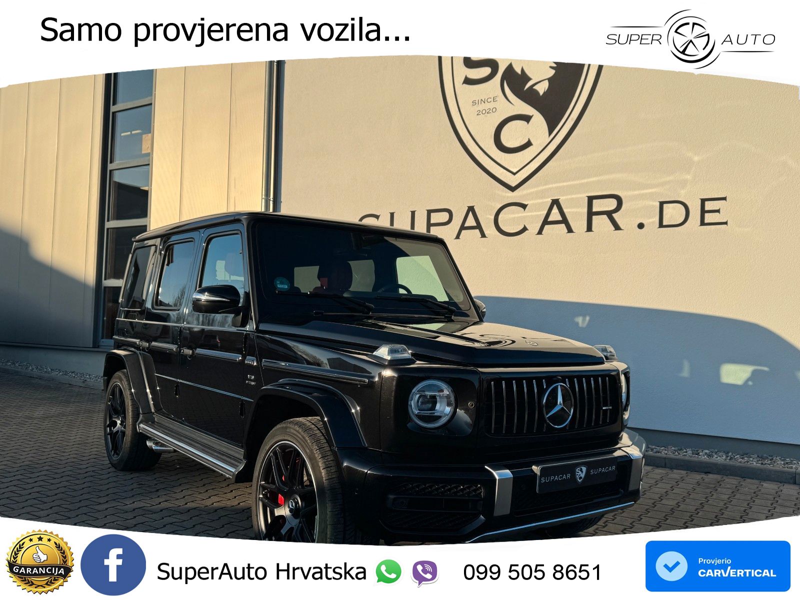 Mercedes AMG G 63 Long V8 (585 KS) 4MATIC 9G-TRONIC AMG SPEEDSHIFT TCT Exclusive ZRAČNI+ACC+4xGR SJED+KAM