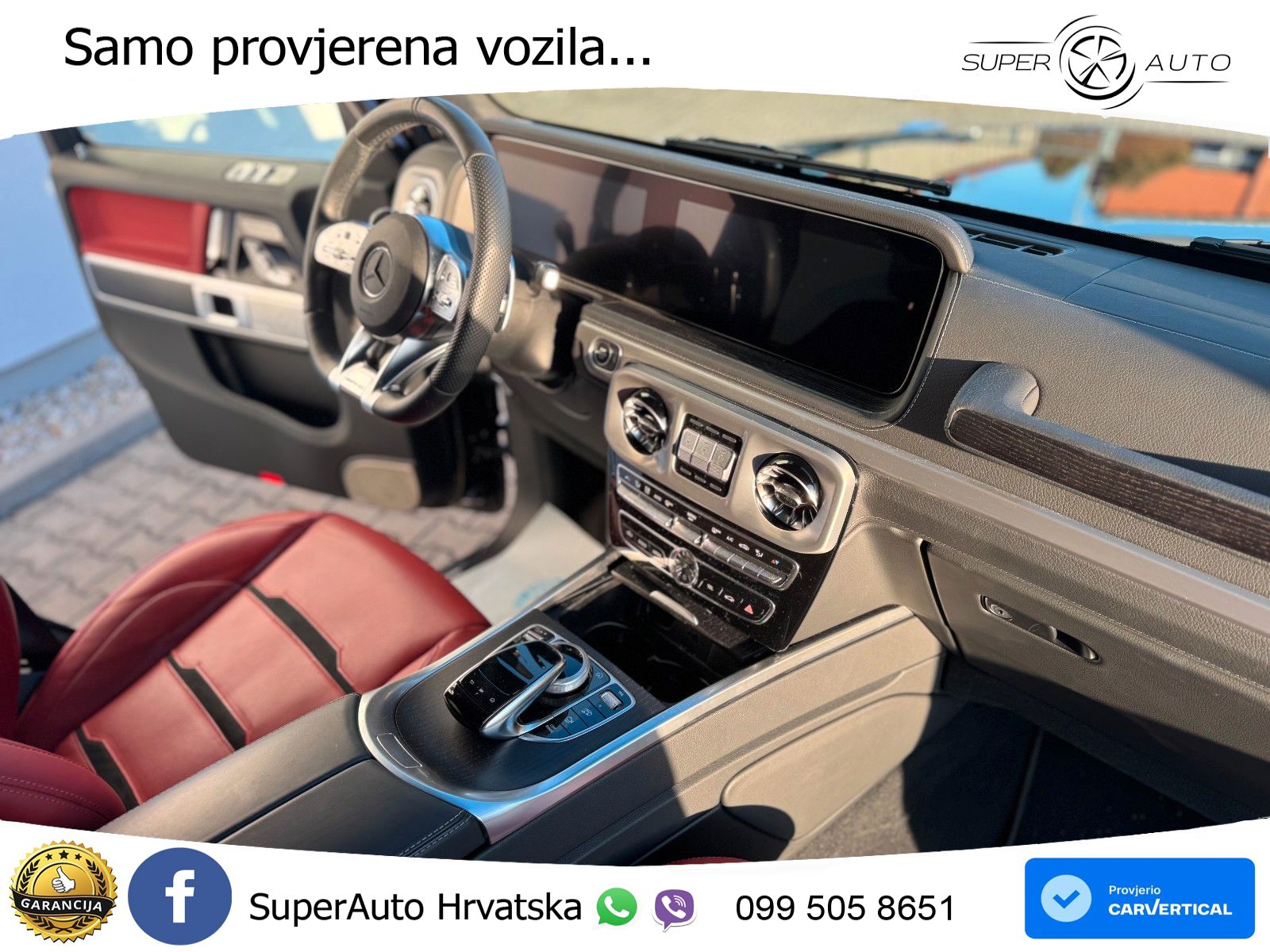 Mercedes AMG G 63 Long V8 (585 KS) 4MATIC 9G-TRONIC AMG SPEEDSHIFT TCT Exclusive ZRAČNI+ACC+4xGR SJED+KAM