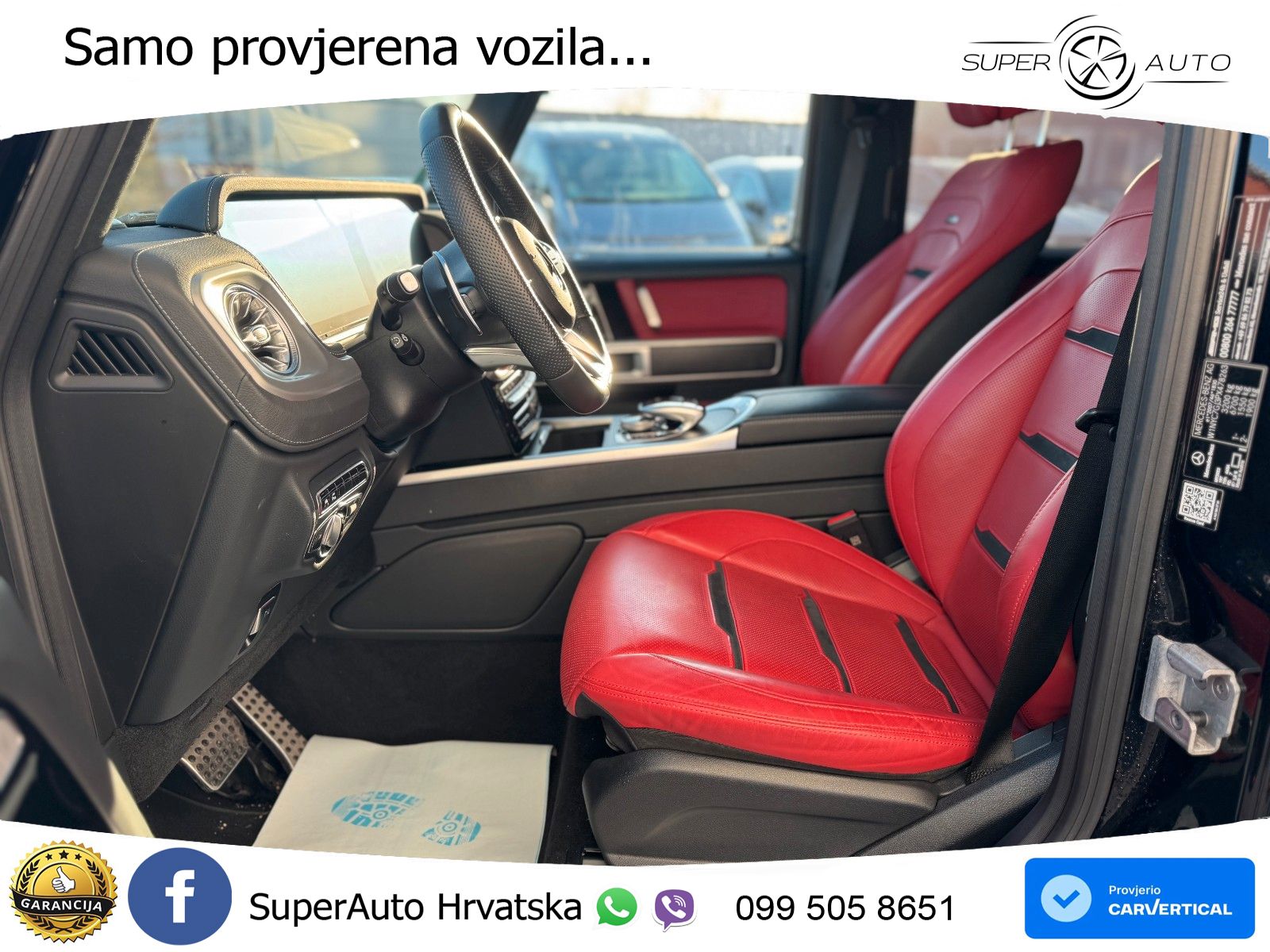 Mercedes AMG G 63 Long V8 (585 KS) 4MATIC 9G-TRONIC AMG SPEEDSHIFT TCT Exclusive ZRAČNI+ACC+4xGR SJED+KAM