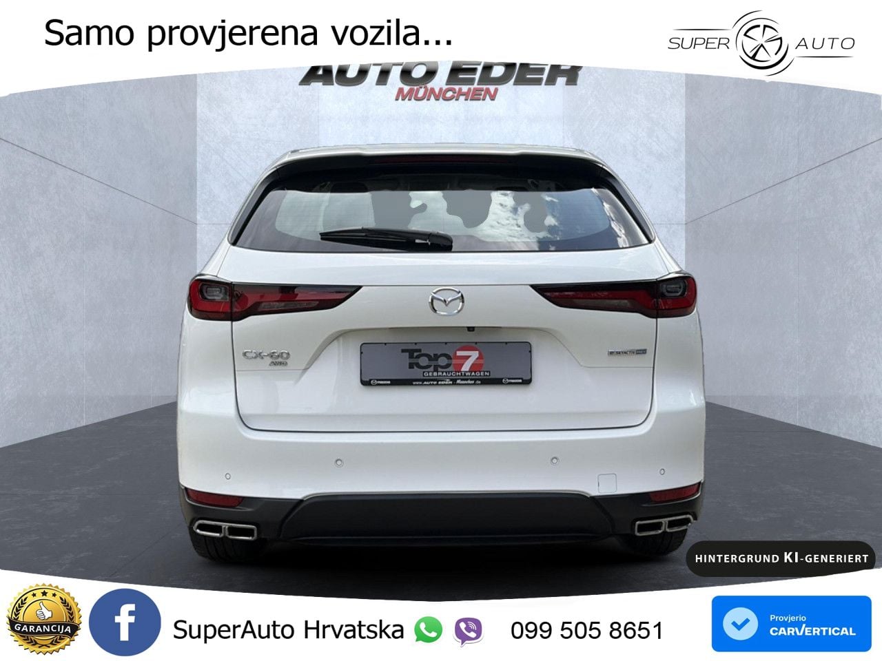Mazda CX-60 2.5 e-Skyactiv (328 KS) AWD Automatic LED+GR SJED+ACC