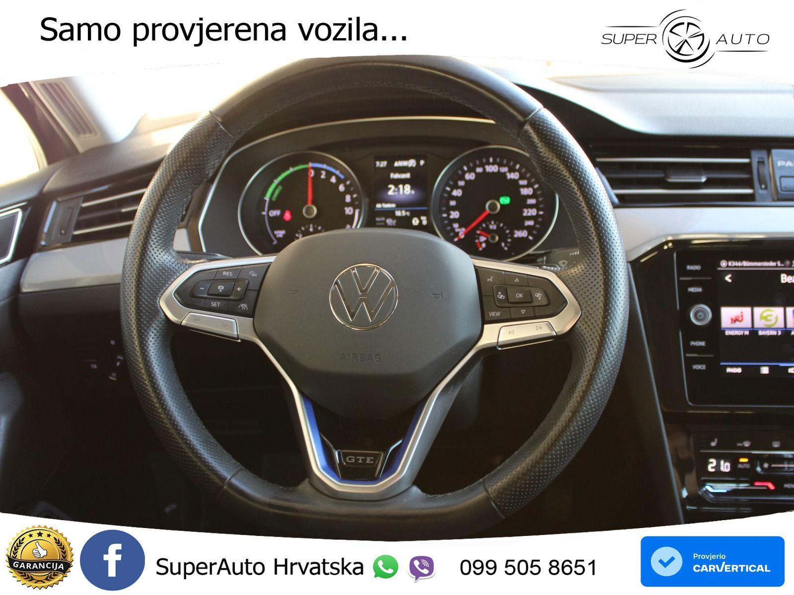 Volkswagen Passat Variant GTE 1.4 TSI (218 KS) DSG LED+GR SJED+ACC