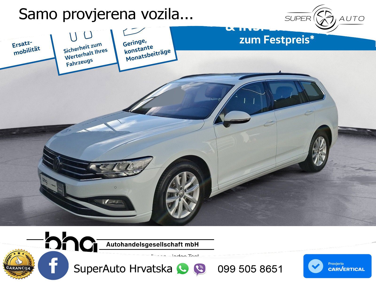 Volkswagen Passat Variant 2.0 TDI (150 KS) DSG Business LED+GR SJED+ACC