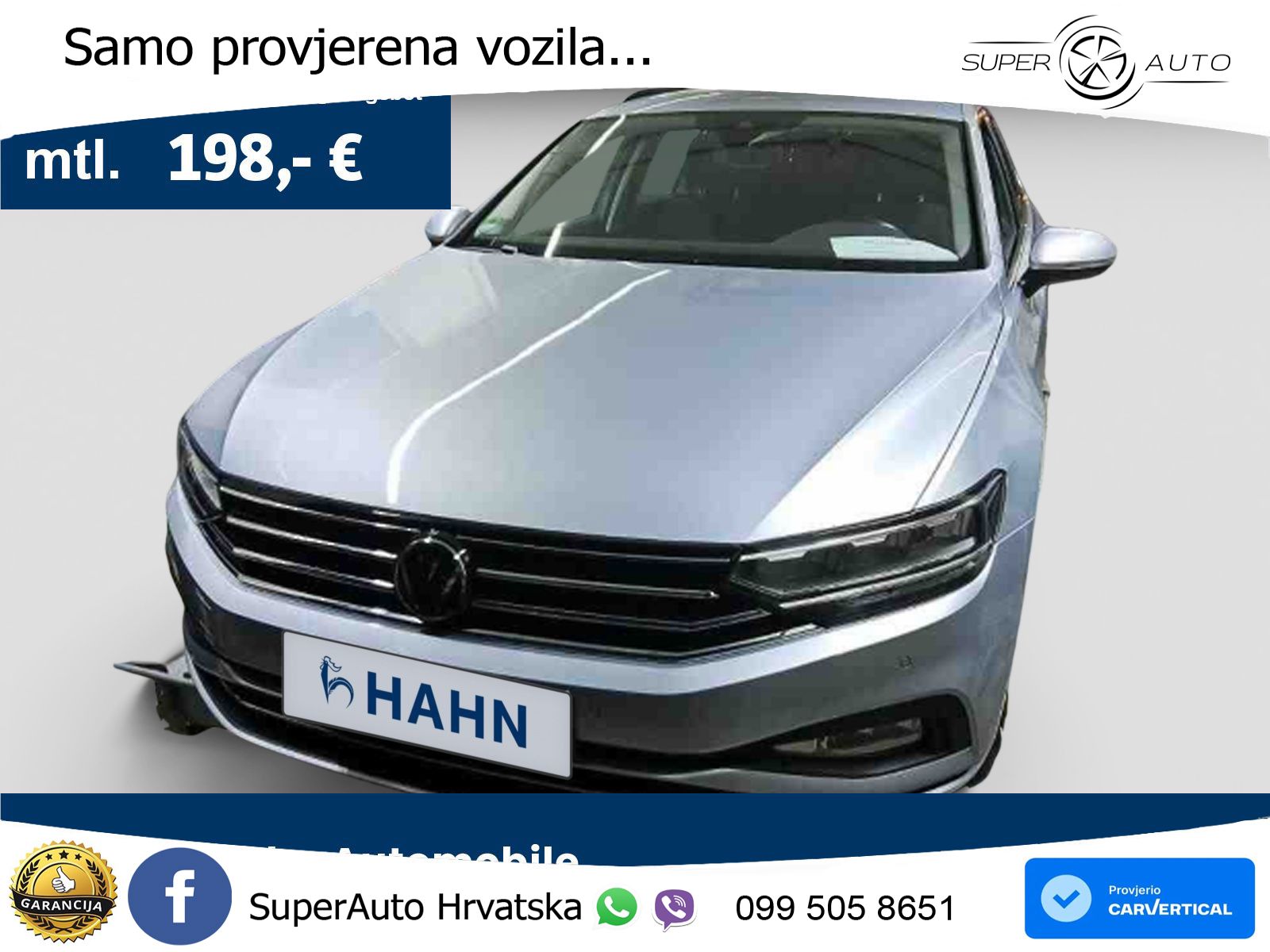 Volkswagen Passat Variant 2.0 TDI (150 KS) DSG Business LED+GR SJED+ACC