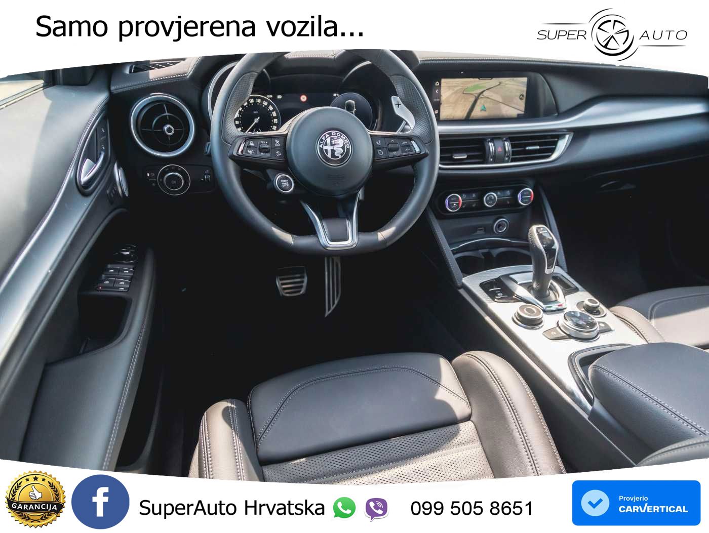 Alfa Romeo Stelvio 2.0 Turbo (280 KS) Q4 Automatic LED+GR SJED+ACC