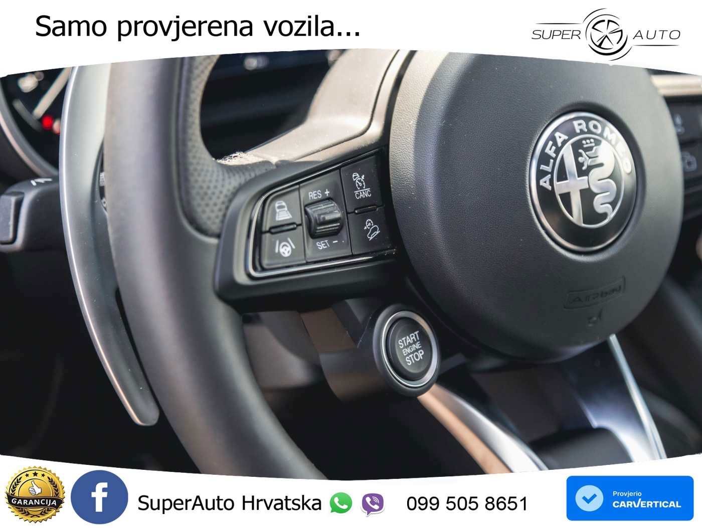 Alfa Romeo Stelvio 2.0 Turbo (280 KS) Q4 Automatic LED+GR SJED+ACC