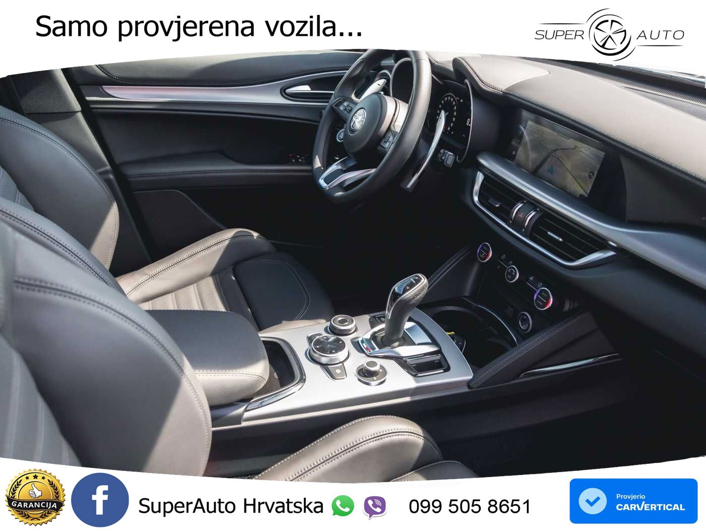 Alfa Romeo Stelvio 2.0 Turbo (280 KS) Q4 Automatic LED+GR SJED+ACC