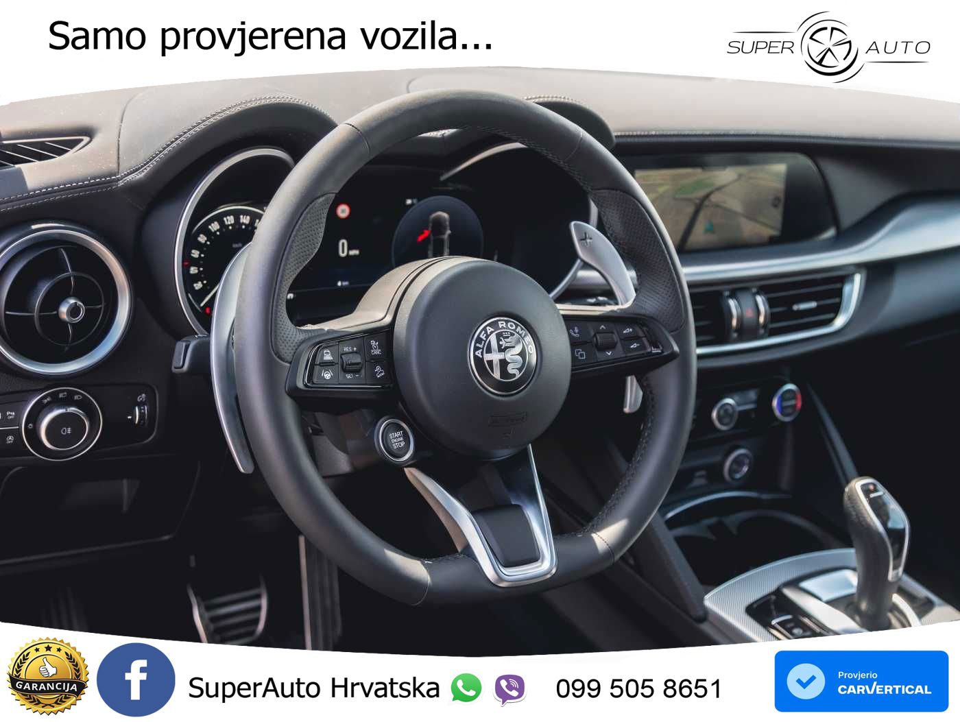Alfa Romeo Stelvio 2.0 Turbo (280 KS) Q4 Automatic LED+GR SJED+ACC